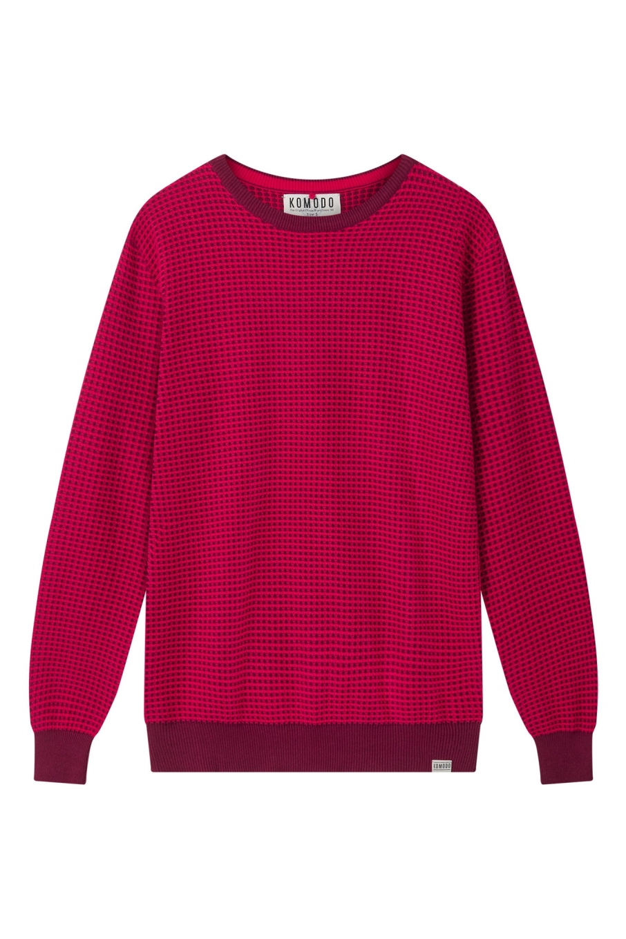 KOMODO men vegan Jumper Hasan Wine
