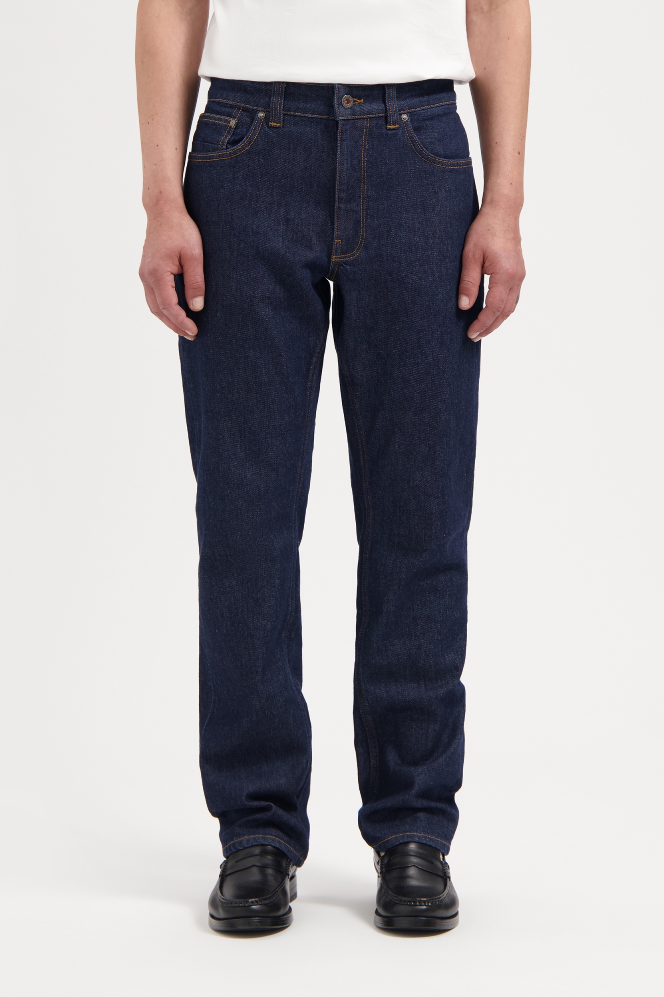 Kuyichi Herren vegan Jeans Regular Scott Dark Rinse