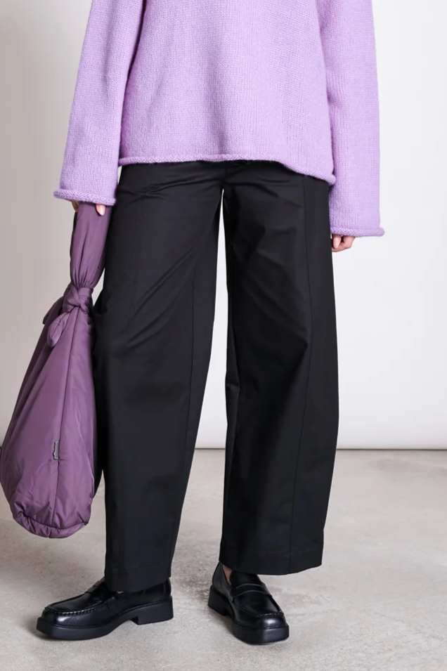 JAN N JUNE JAN 'N JUNE Damen vegan Hose Barrel Yauri Schwarz