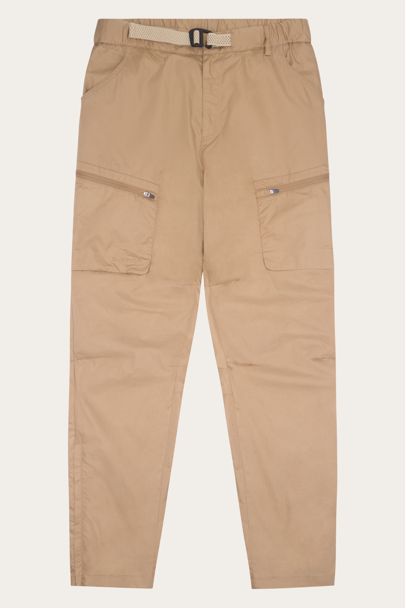 Image of KnowledgeCotton Apparel mannen vegan Broek Vent Ripstop 90 Tuffet Beige