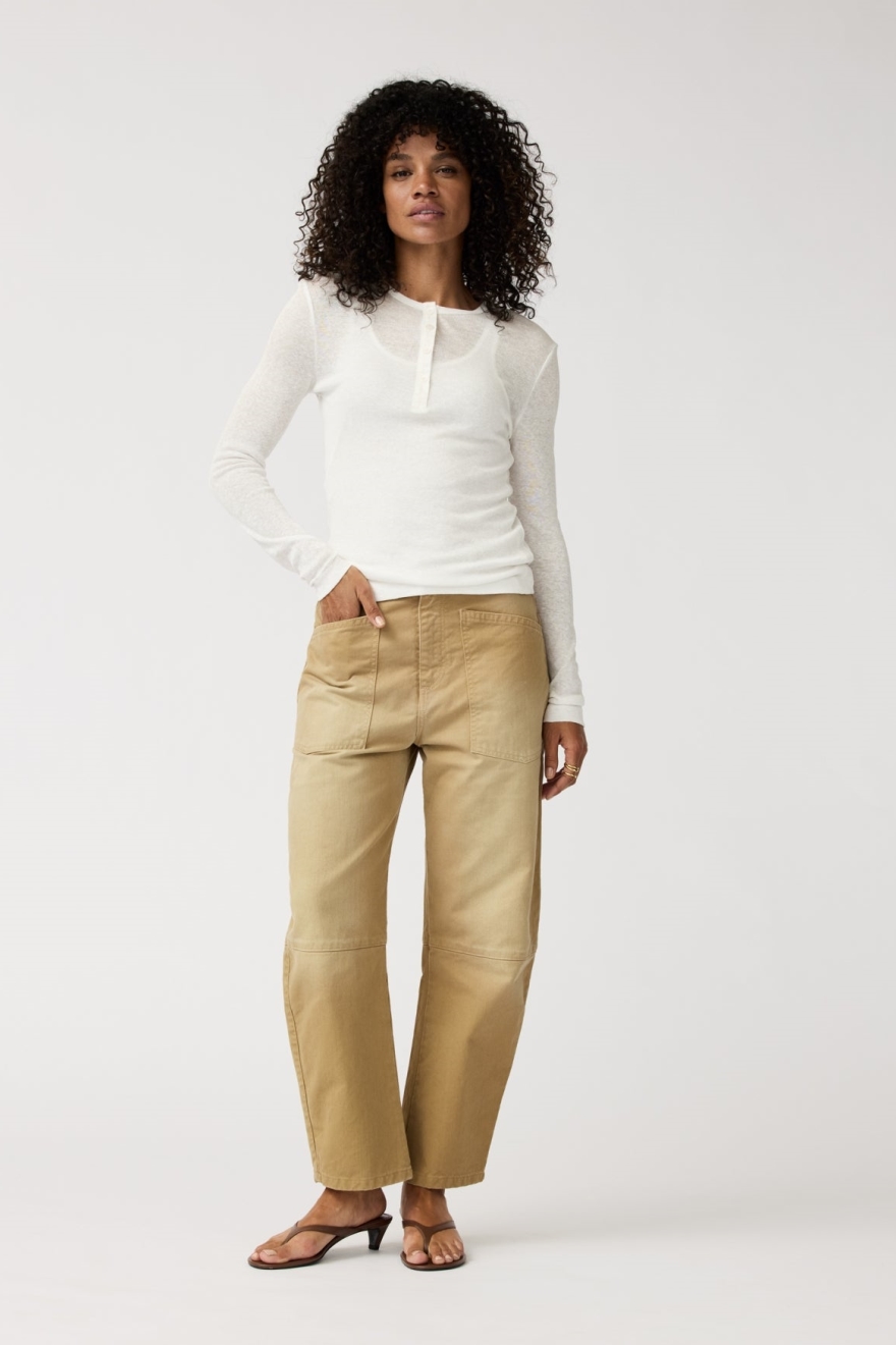 Image of Alchemist dames vegan Broek Heather Sand