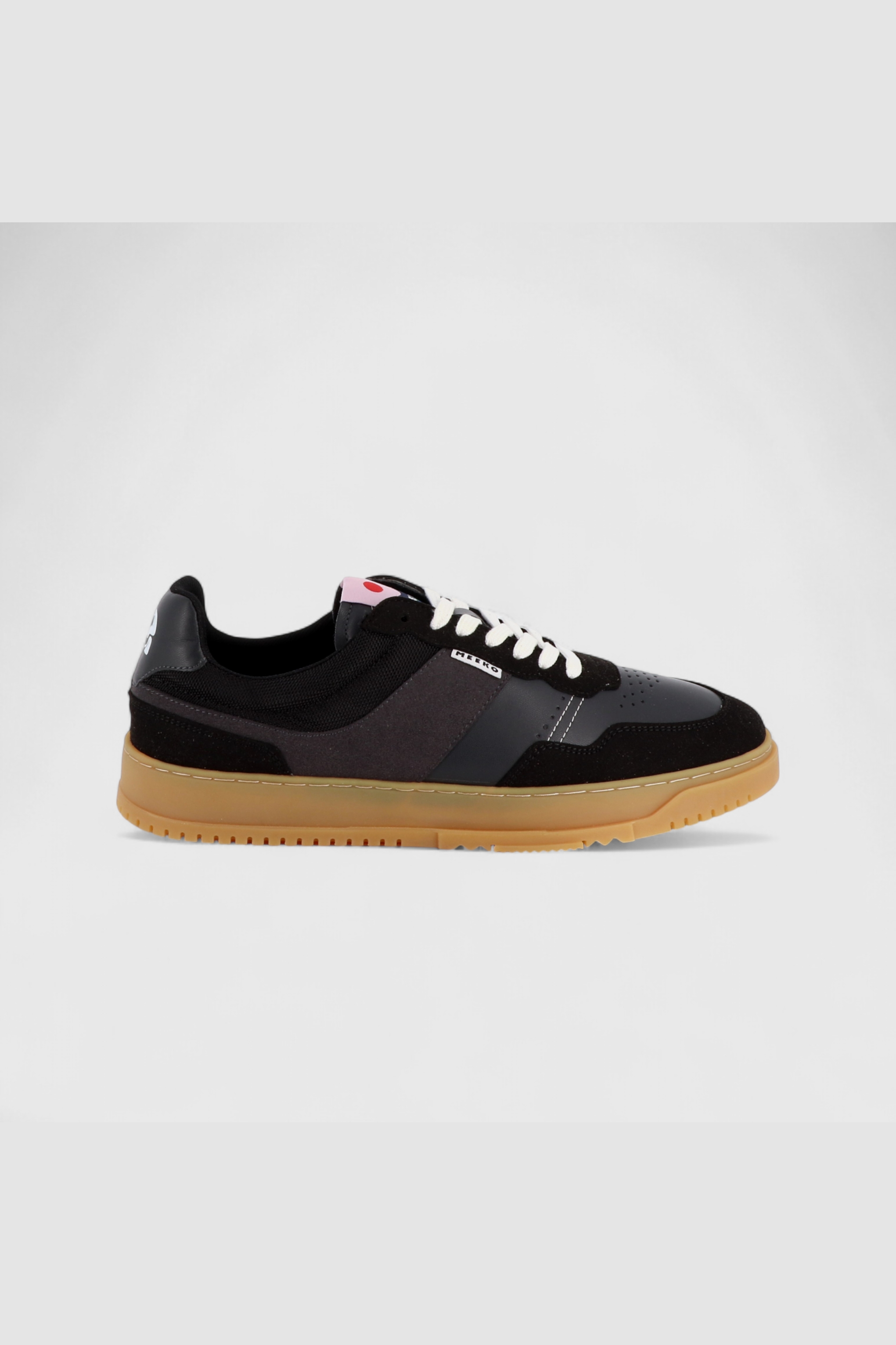 MEEKO Herren vegan Sneaker Kiboko Cordura Schwarz