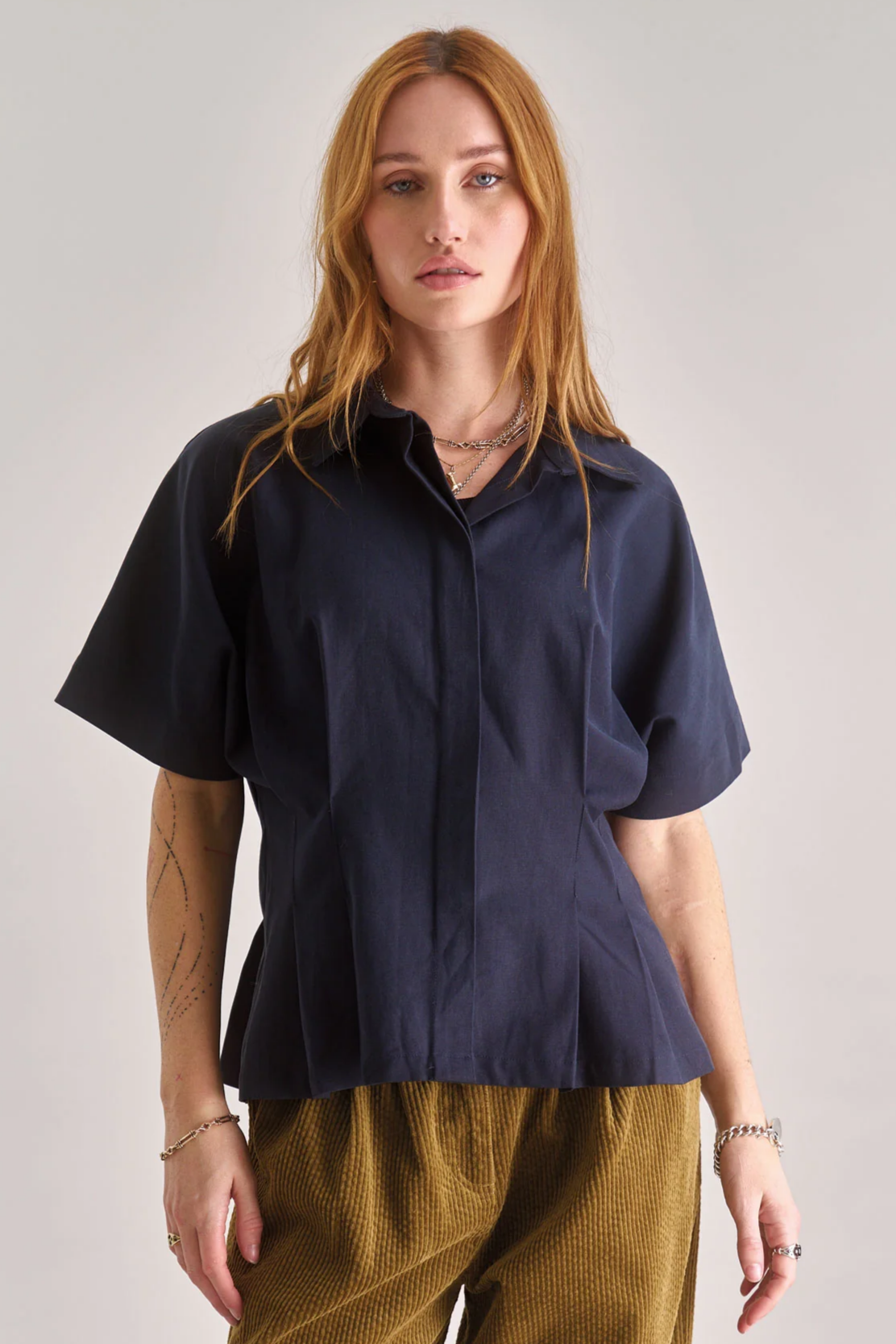 Image of KOMODO dames vegan Top Amalie Navy