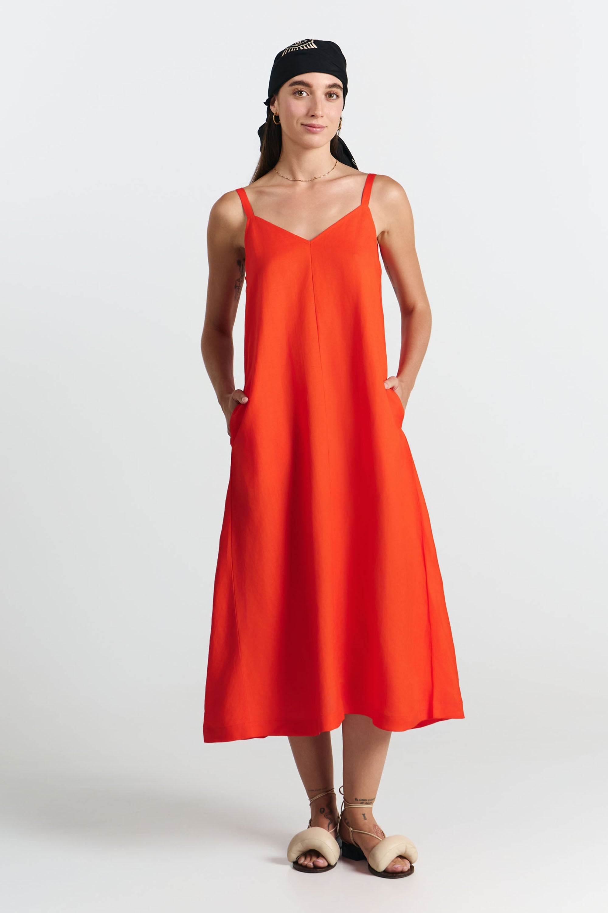 SUITE13LAB Damen vegan Kleid Nagua Rot
