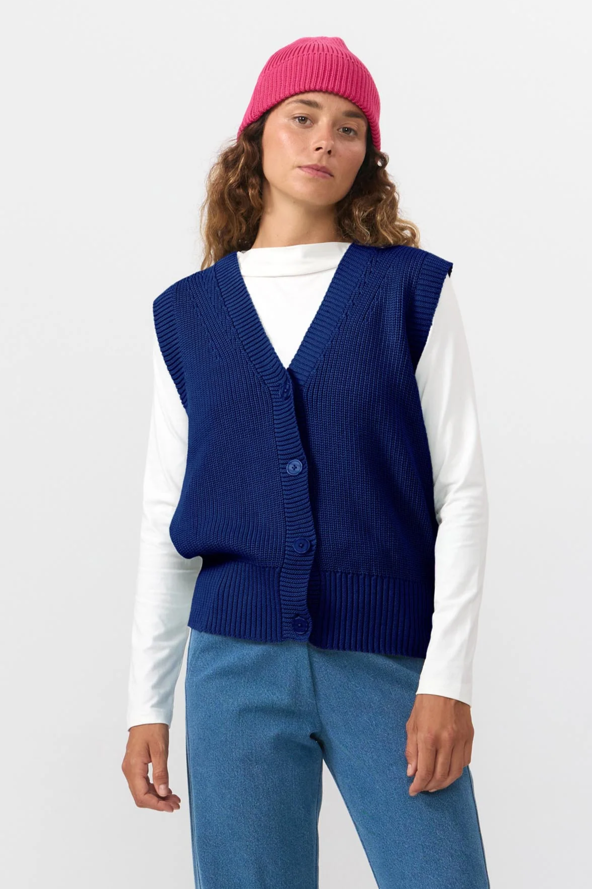 107754 - Damen vegan Weste Utah KÃ¶nigsblau