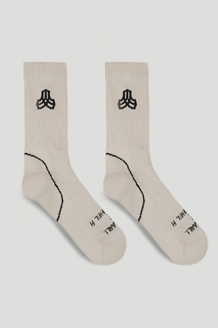 Boldwill men vegan Socks Sports Off-White