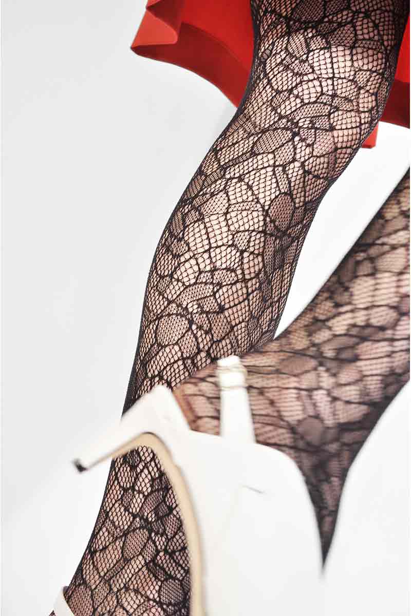 Swedish Stockings womens vegan Lace Tights Edith
