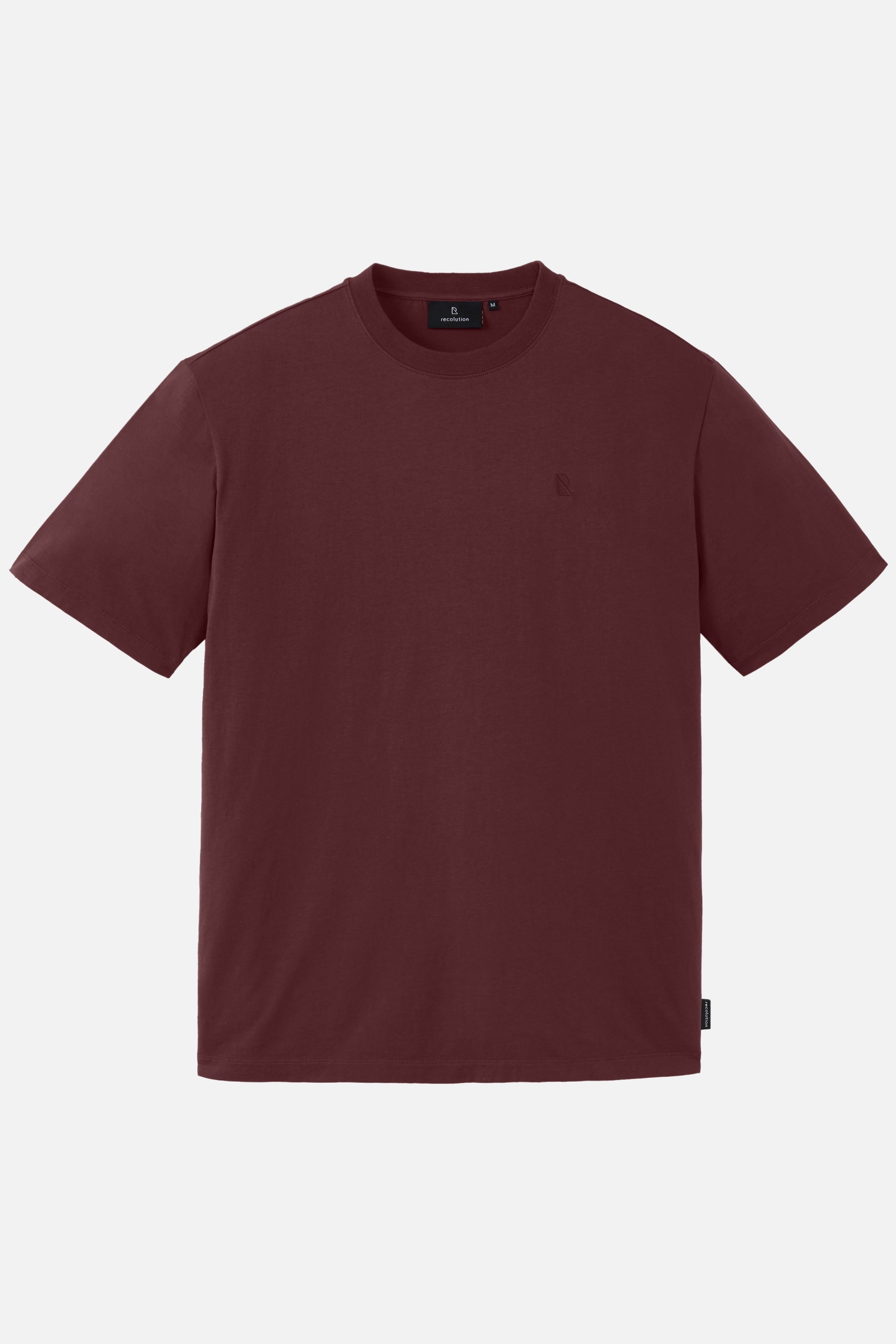 Recolution men vegan T-Shirt Aposeris Logo Dark Plum