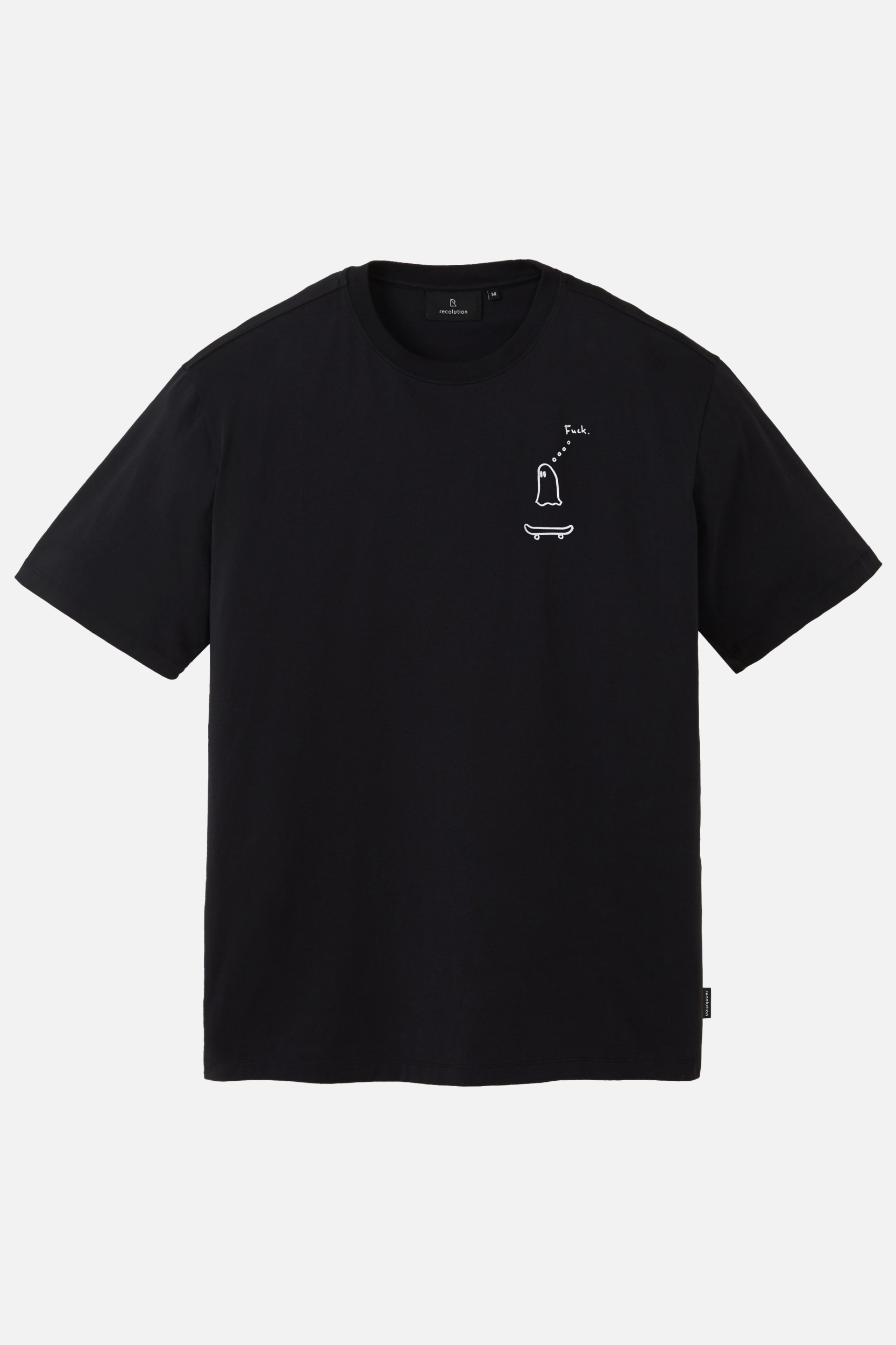 Recolution men vegan T-Shirt Aposeris Ghost Driver Black