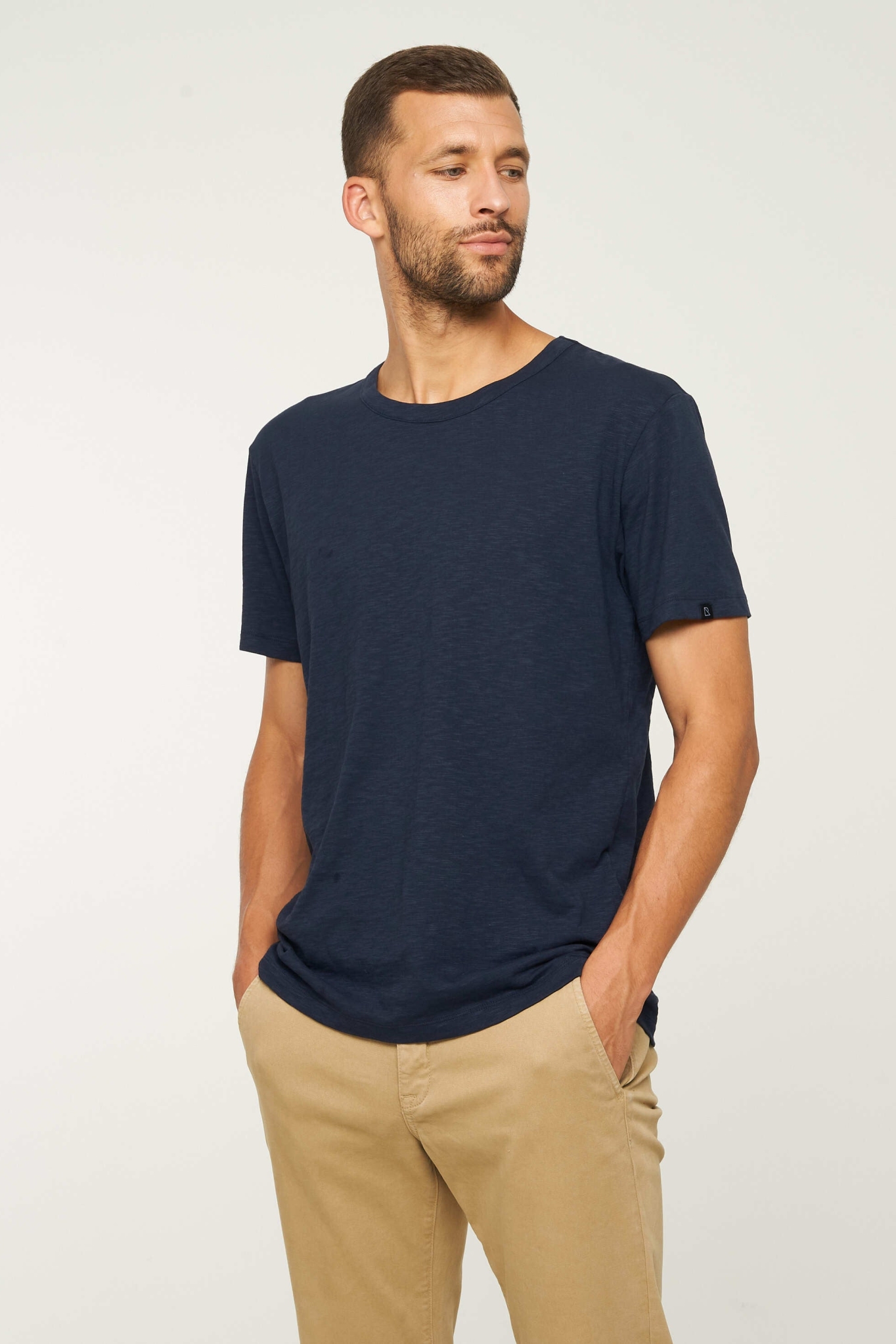 Recolution men vegan T-Shirt Bay Dark Navy