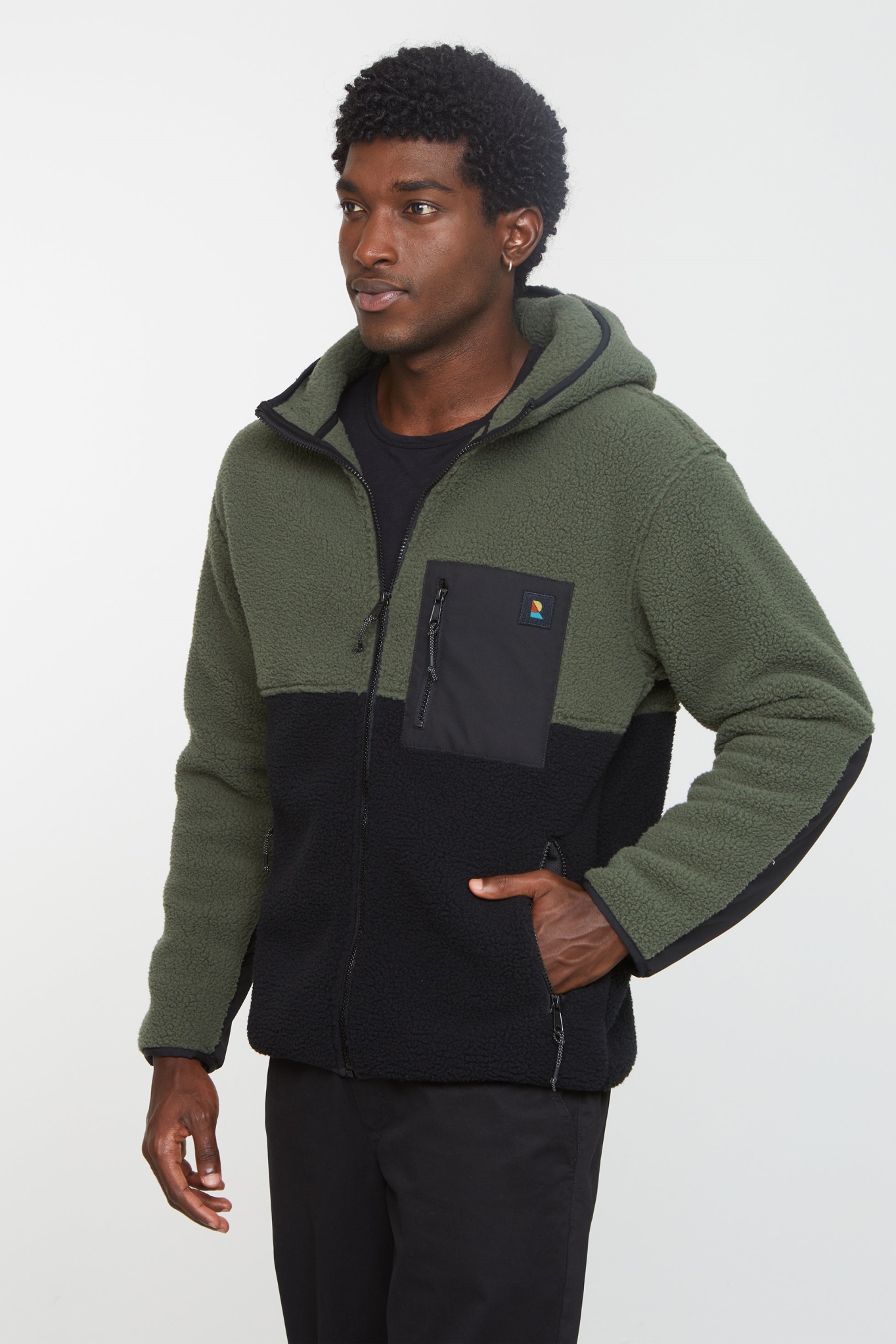 Recolution Herren vegan Jacke Sedum Dark Khaki