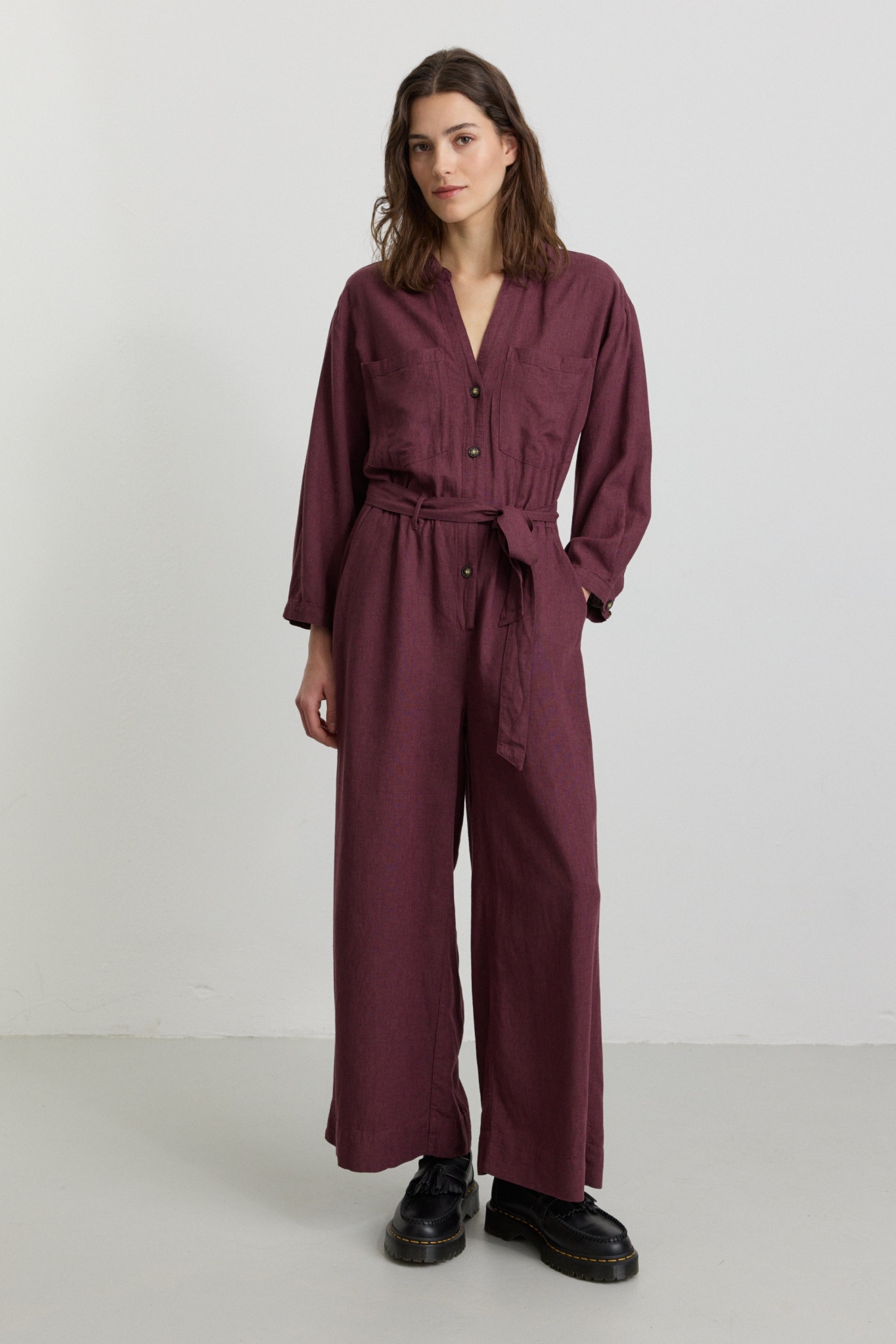 108720 - Recolution Damen vegan Jumpsuit Filaree Dunkelviolett