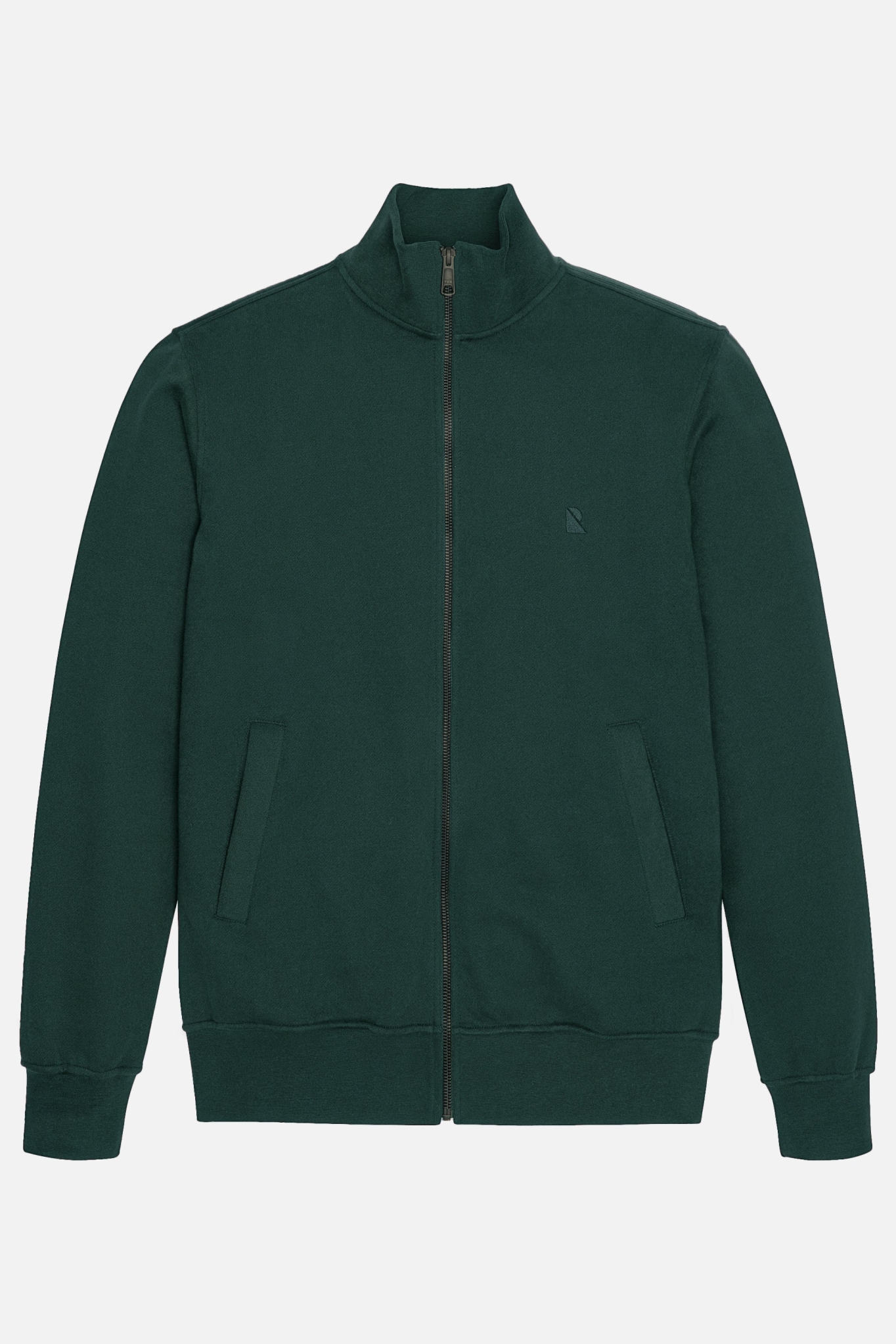 Recolution Herren vegan Sweatjacke Camphor DunkelgrÃ¼n