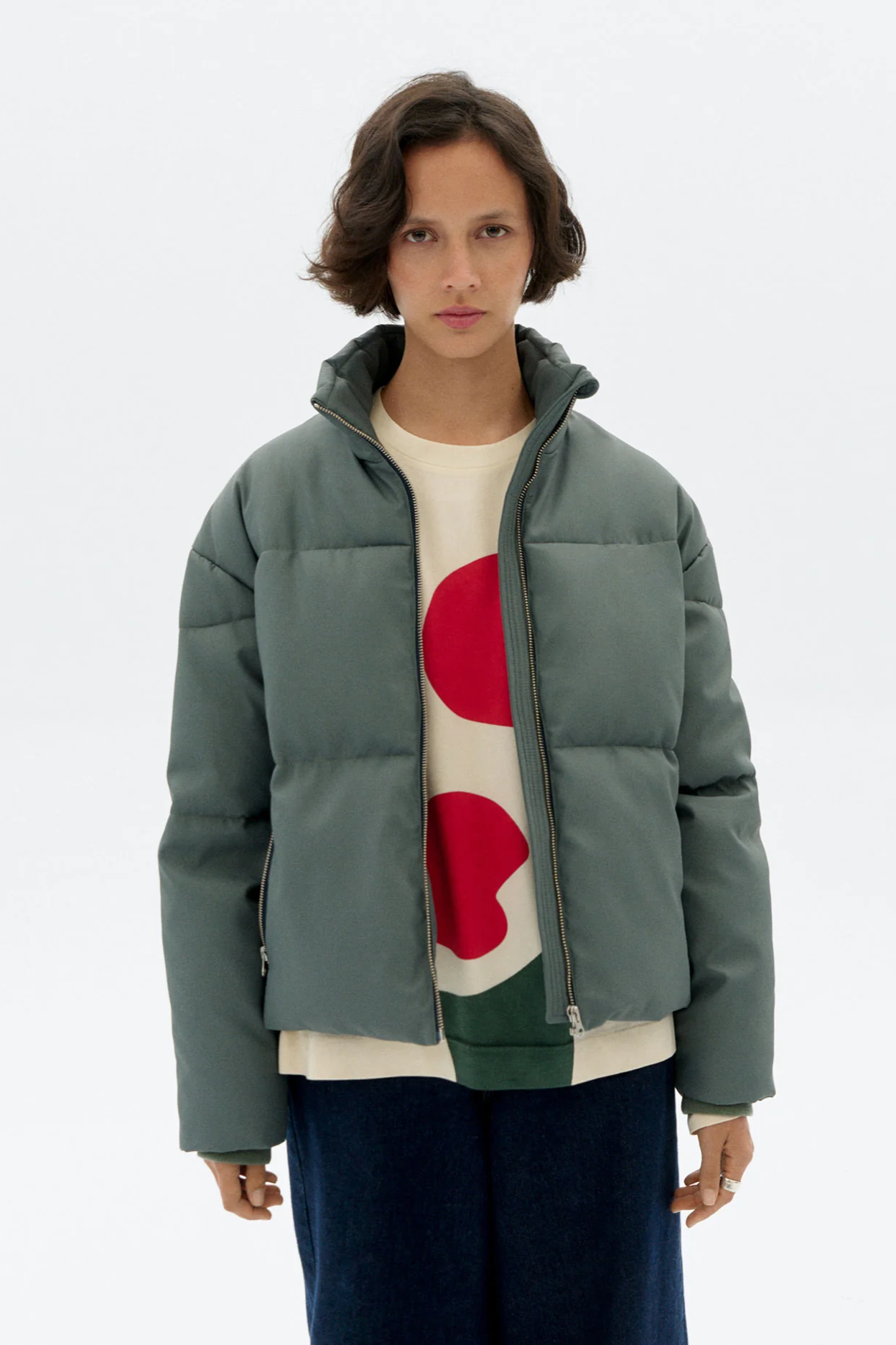 108928 - Thinking MU Damen vegan Jacke Gesteppt Gemma GrÃ¼n