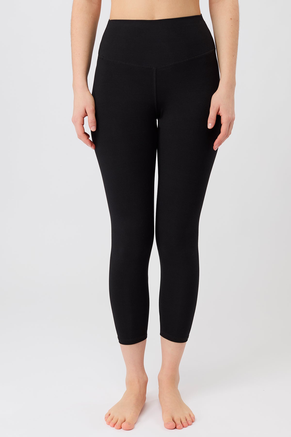 MANDALA womens vegan Leggings Cropped Best Black