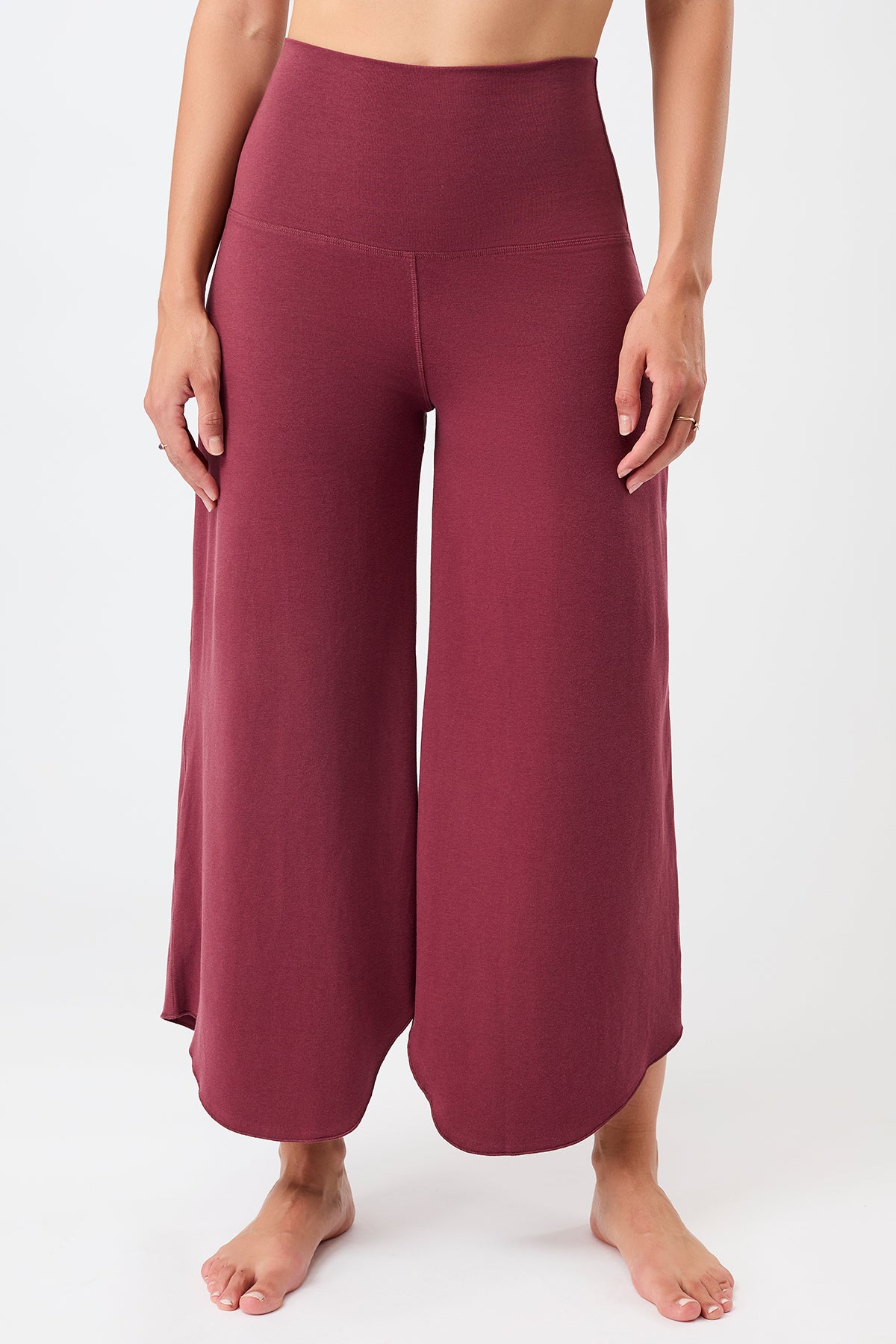 Mandala Damen vegan Hose Tulpe RÃ¼benrot