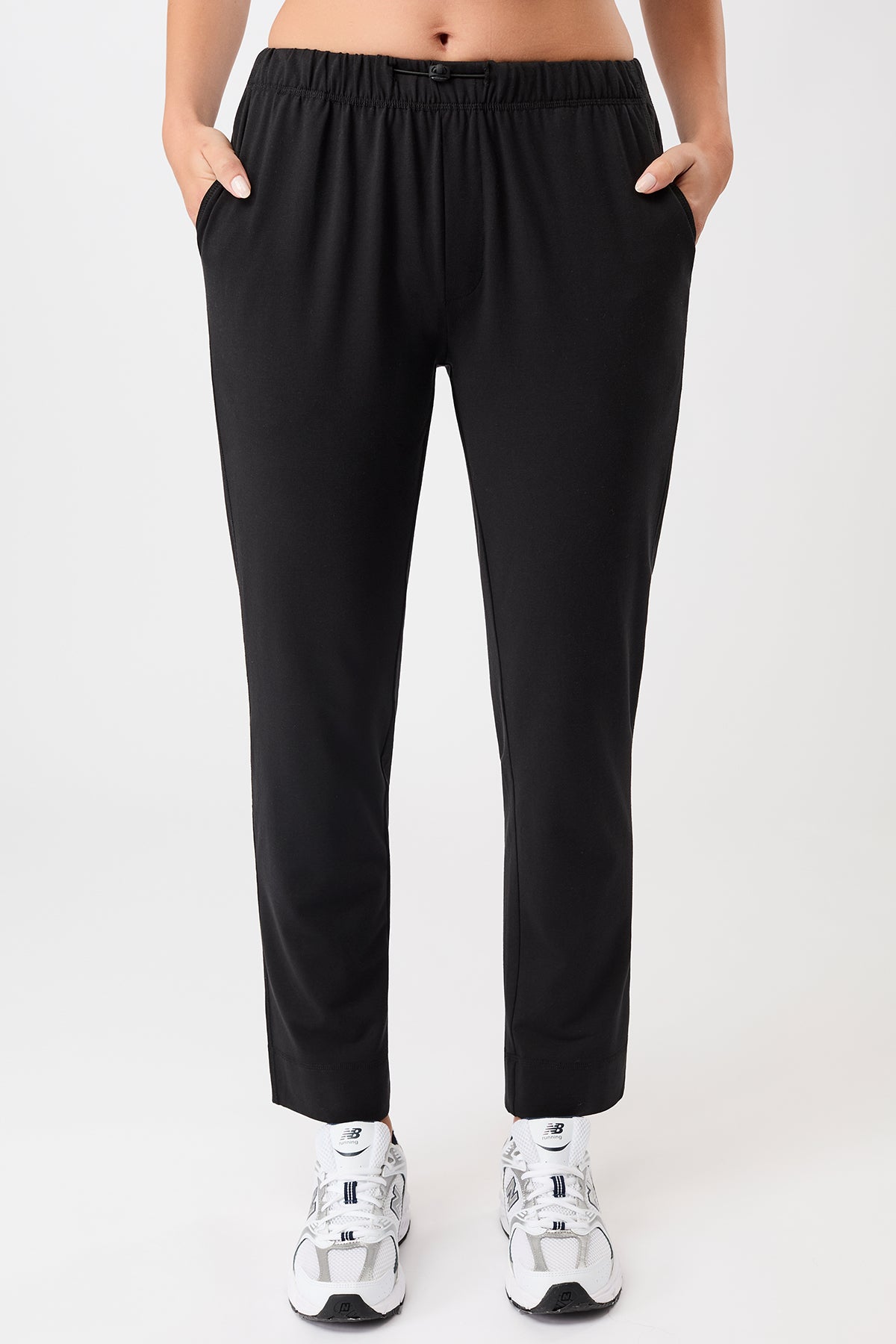 Mandala Damen vegan Hose Relaxed Fit Schwarz