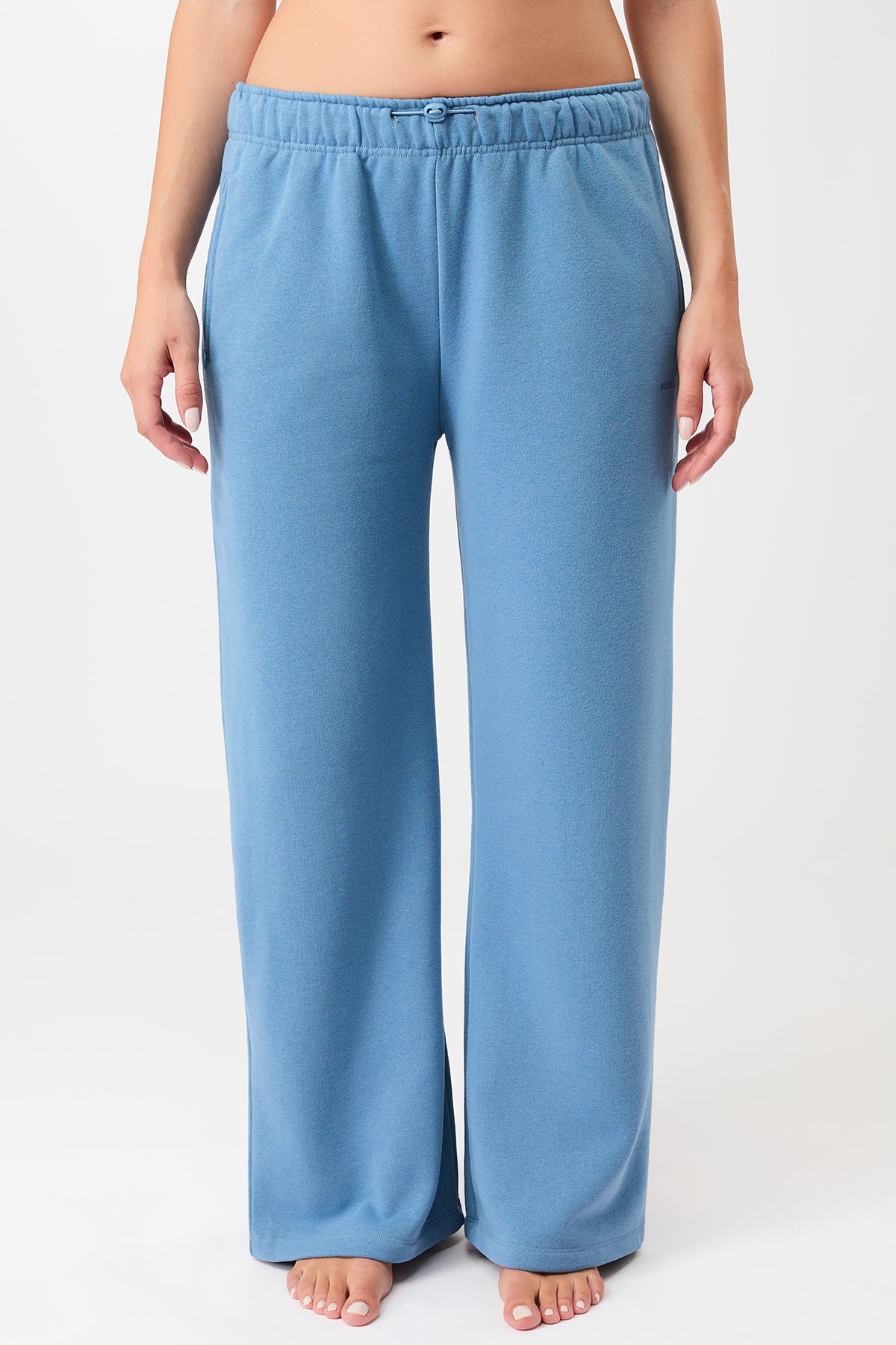 Mandala Damen vegan Hose Training Now Wave Blue