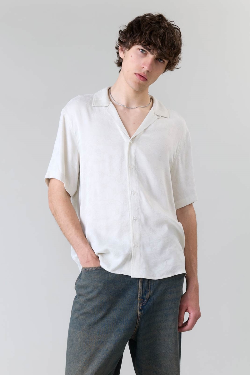 Image of Yahmo mannen vegan Shirt Modder Jasmijn Wit