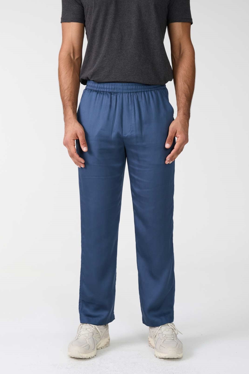 Image of Yahmo mannen vegan Broek Walter Blue