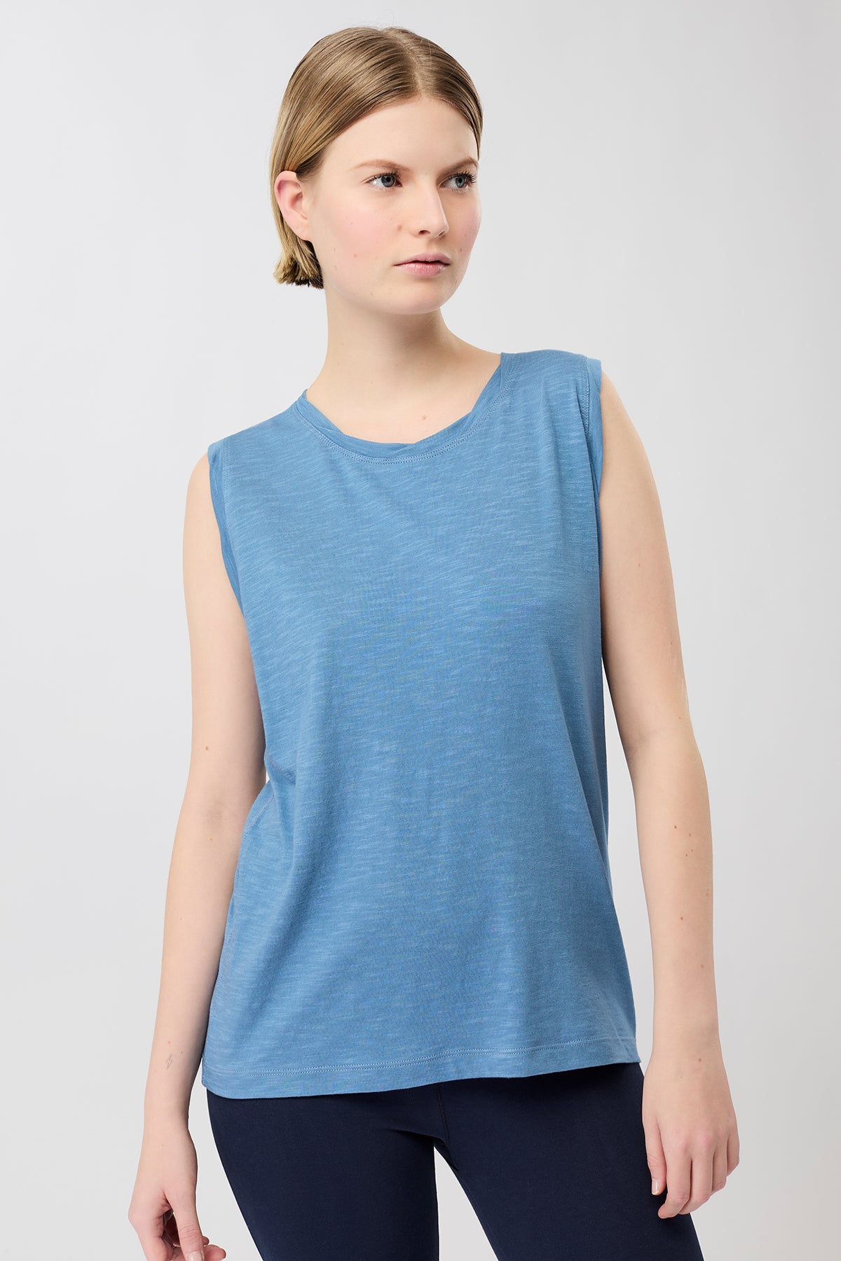 109949 - MANDALA Damen vegan Tank Top Daily Wave Blau