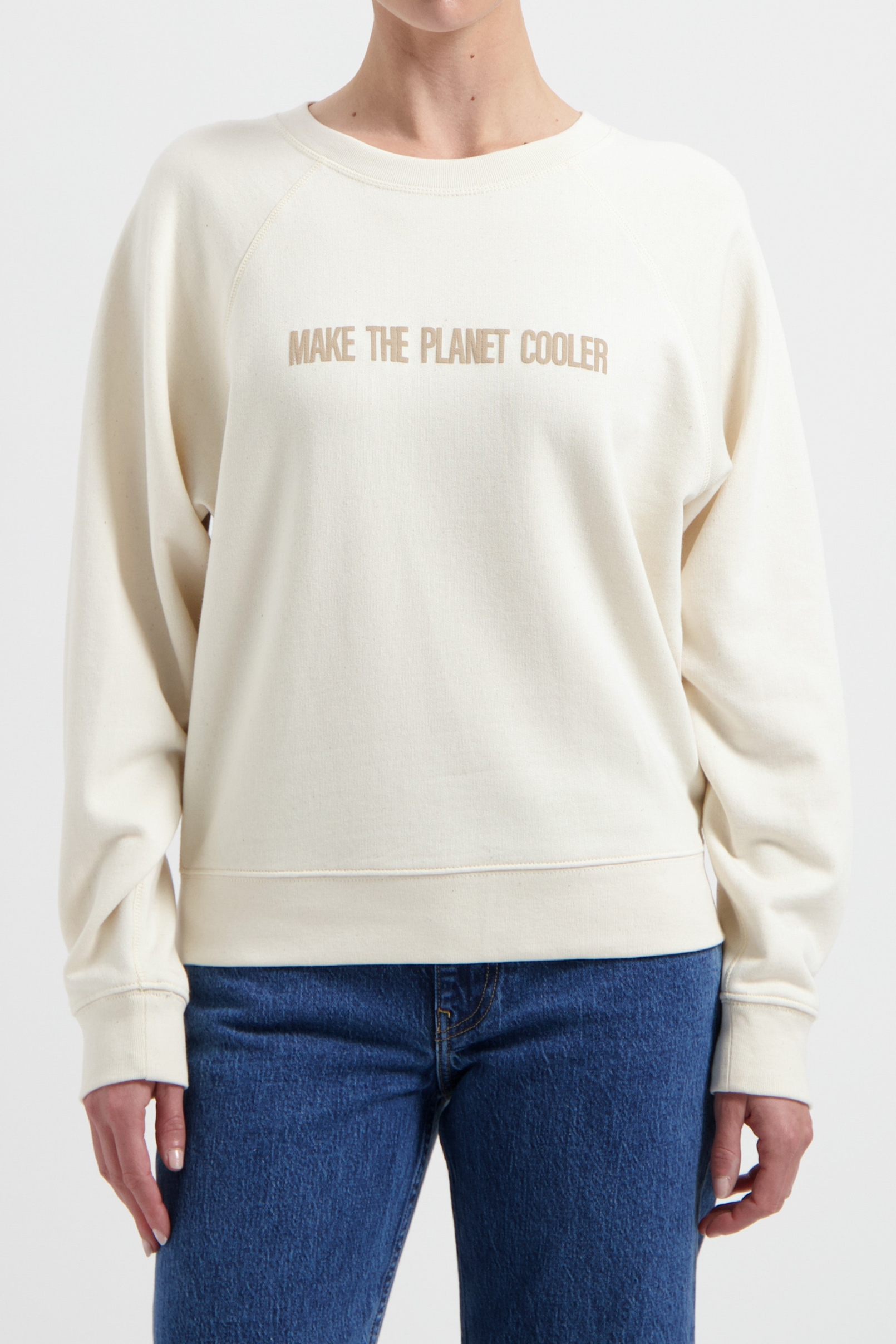 Image of MUD Jeans dames vegan Sweatshirt Clara Natural