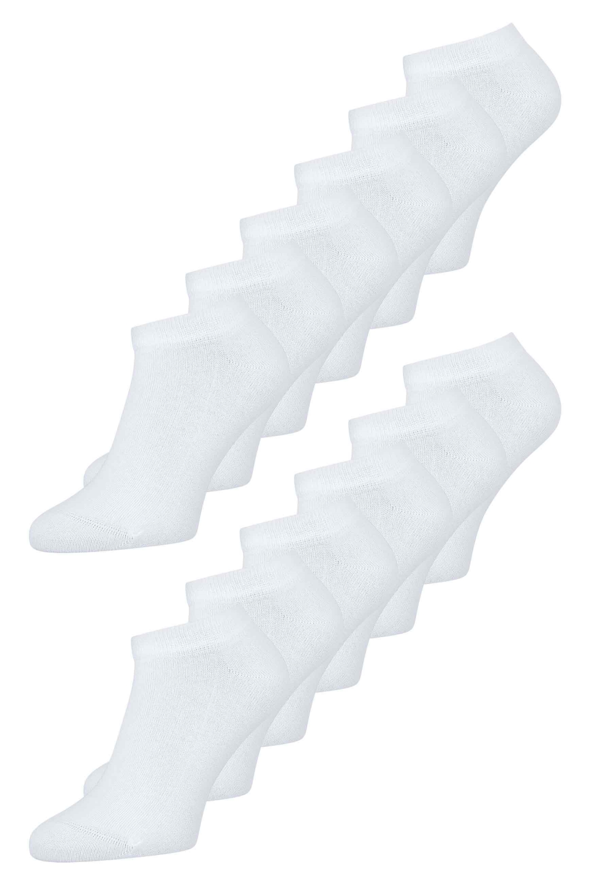 MELA men vegan Multipack 12x Sneaker Socks White