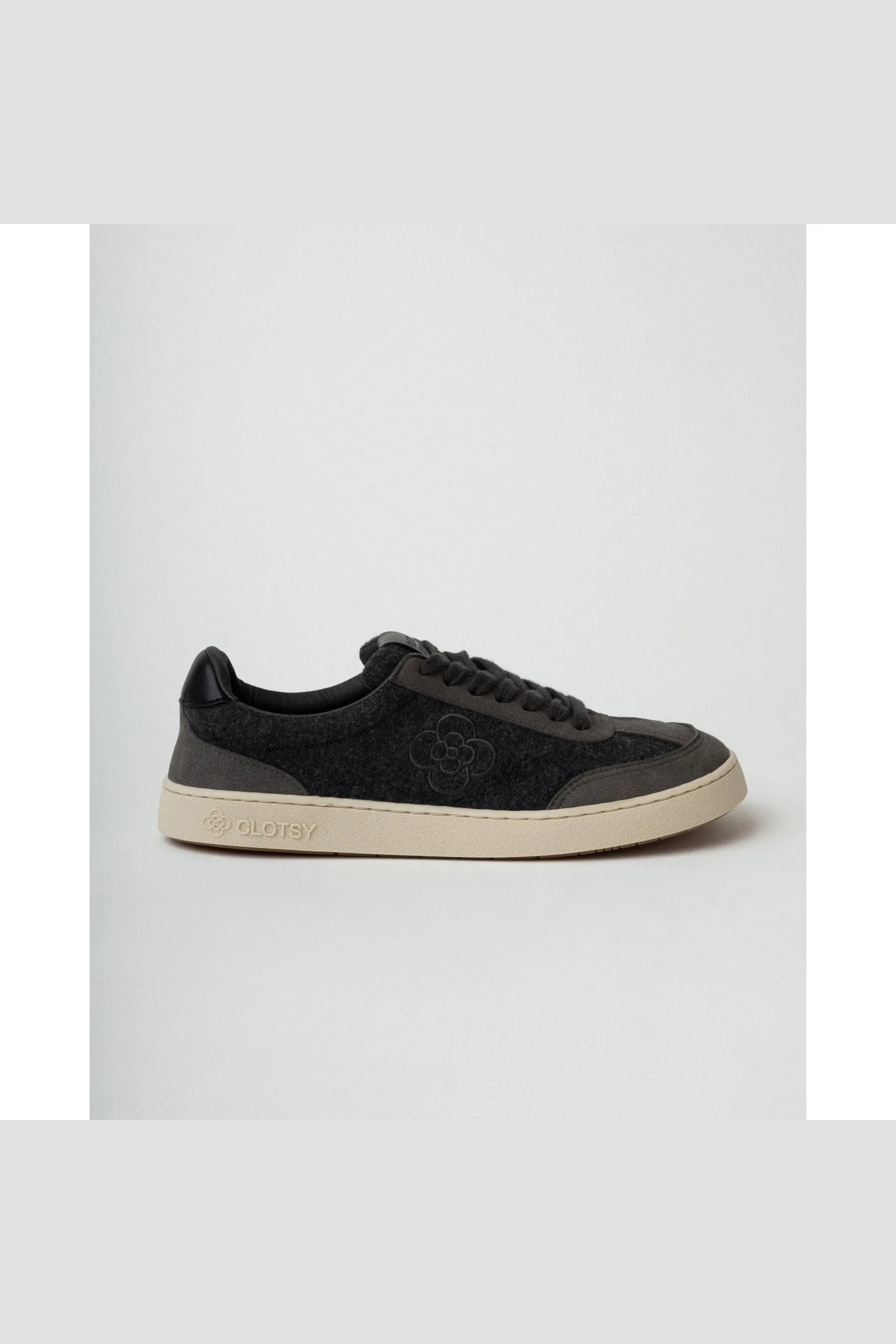 Clotsy Damen vegan Sneaker Luzia Grau