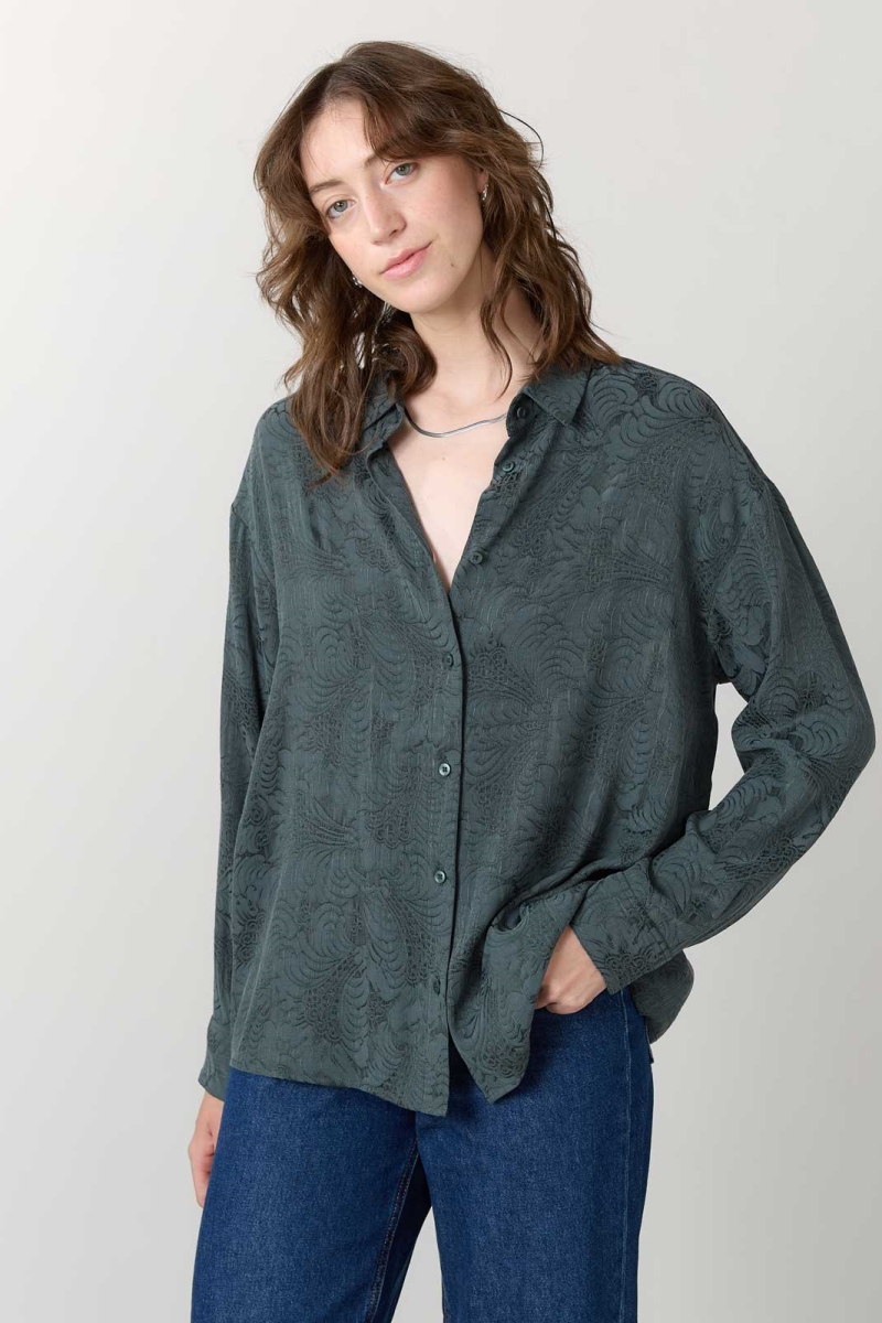 Yahmo Damen vegan Hemd Mona Eclipse