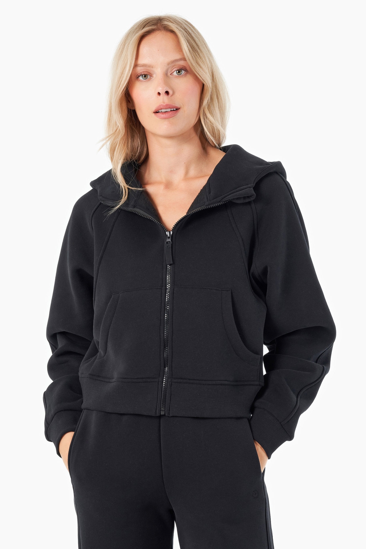 ORGANICATION Damen vegan Hoodie Full Zip Joddy Schwarz