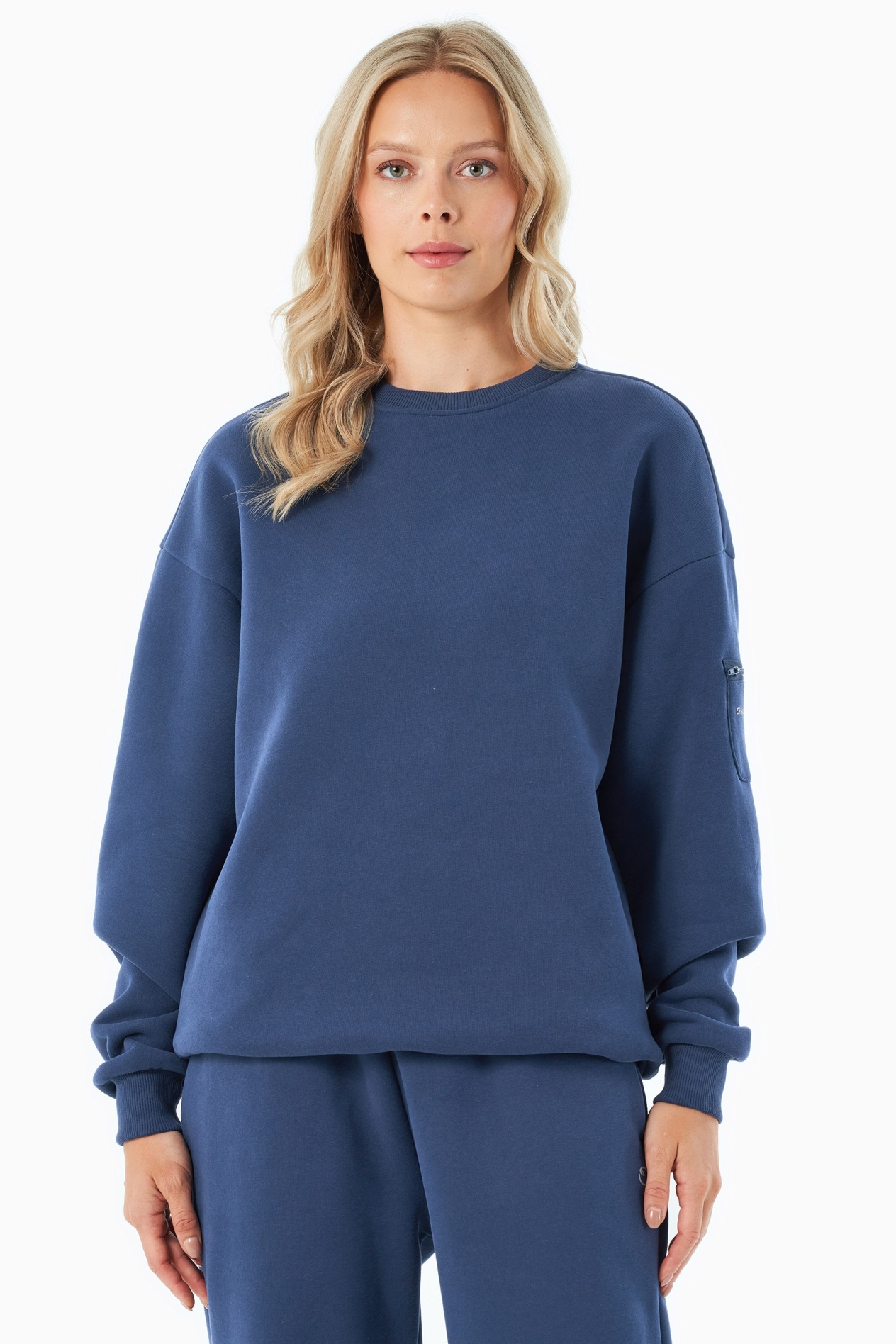 ORGANICATION Herren vegan Sweatshirt Saylorr Navy