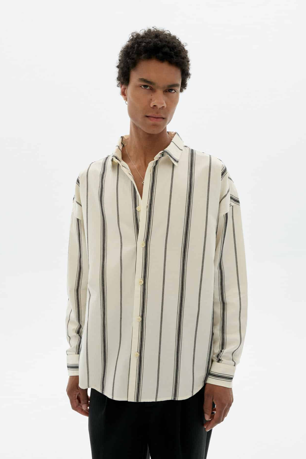 Thinking mu Herren vegan Hemd Haru Multicolor