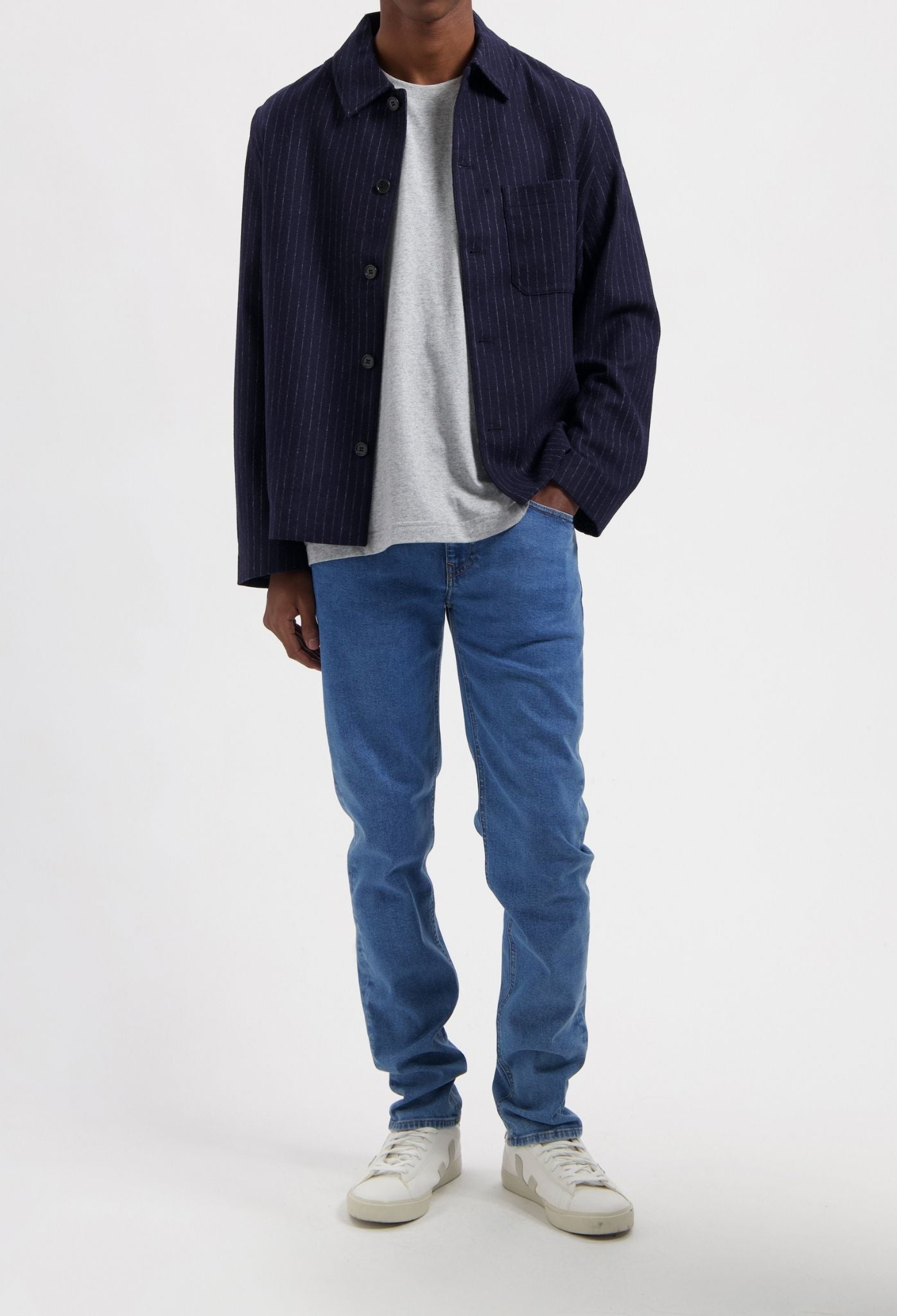 Image of MUD Jeans mannen vegan Jeans Low Tapered Dunn Stone Vintage