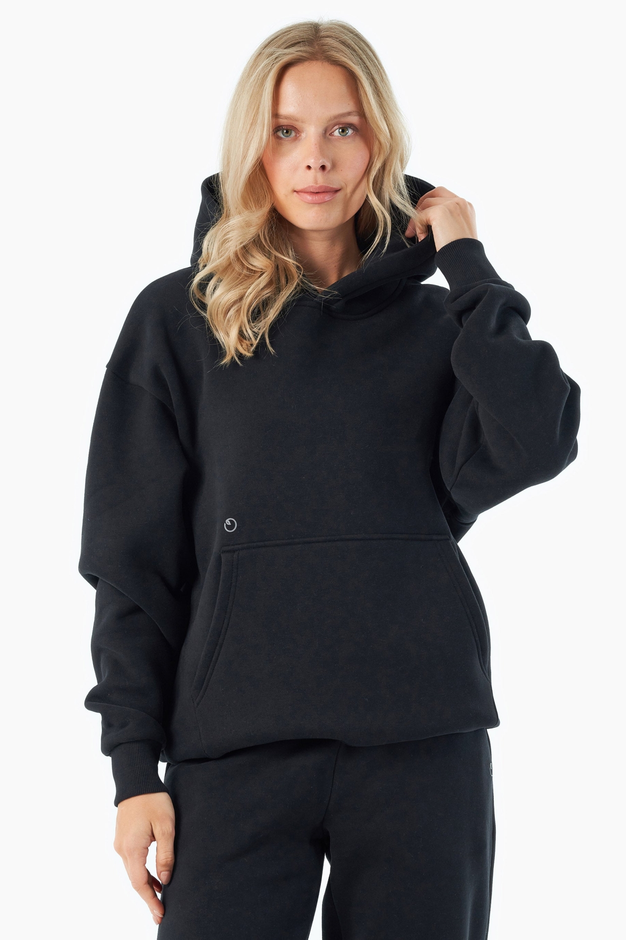 ORGANICATION Herren vegan Hoodie Harvinn Schwarz