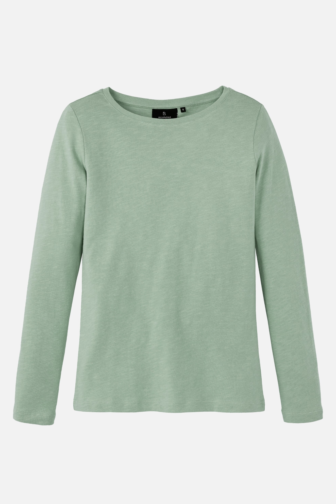 Recolution womens vegan Longsleeve Iris Green Sage