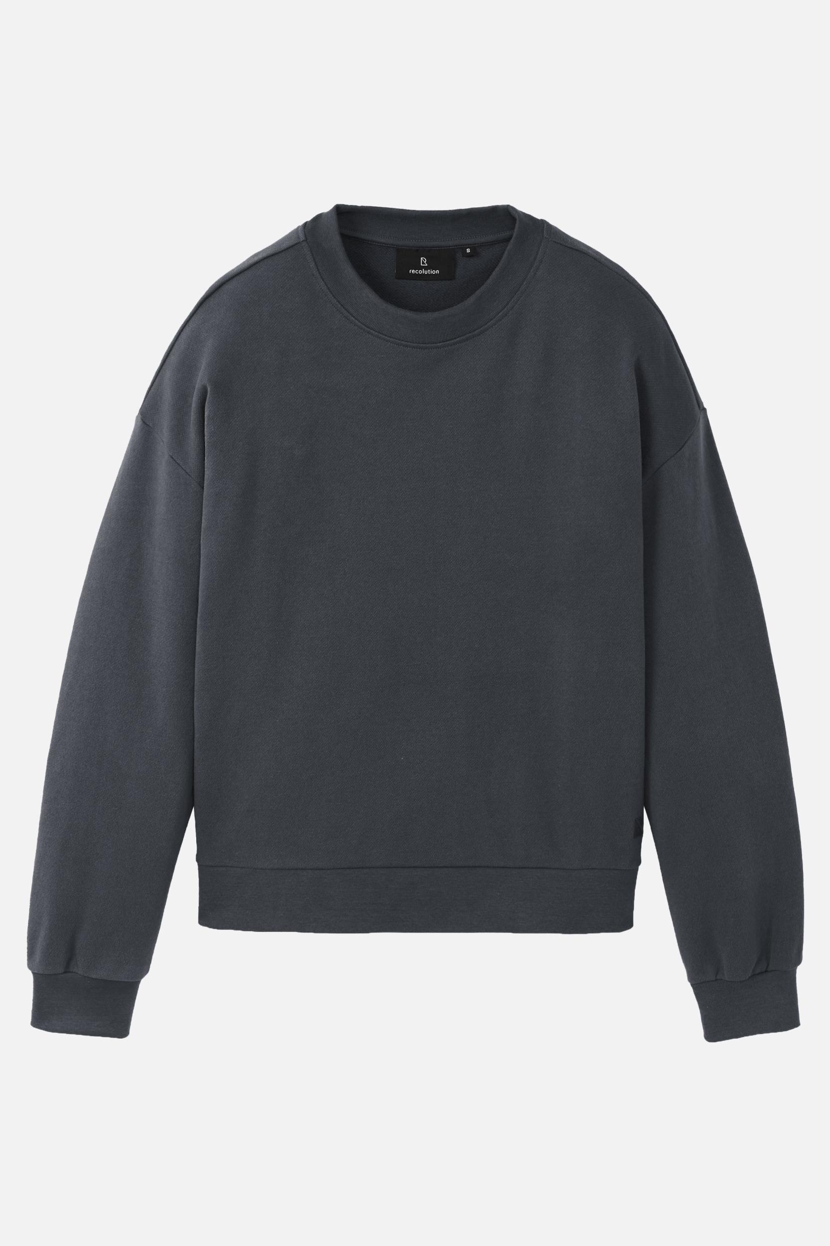 Image of Recolution dames vegan Sweatshirt Nerine Donkergrijs