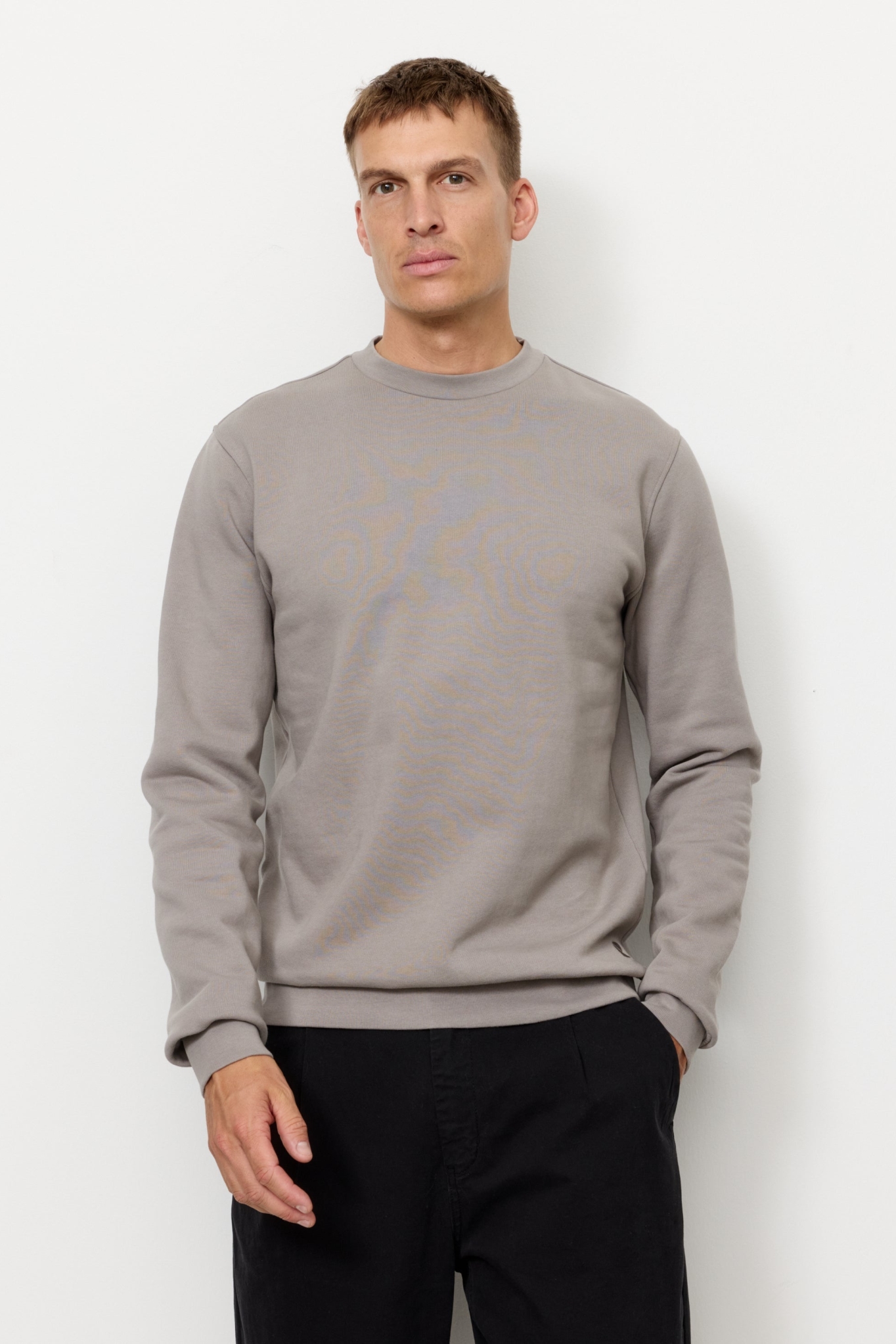 Image of Recolution mannen vegan Sweatshirt Tamarillo Greige