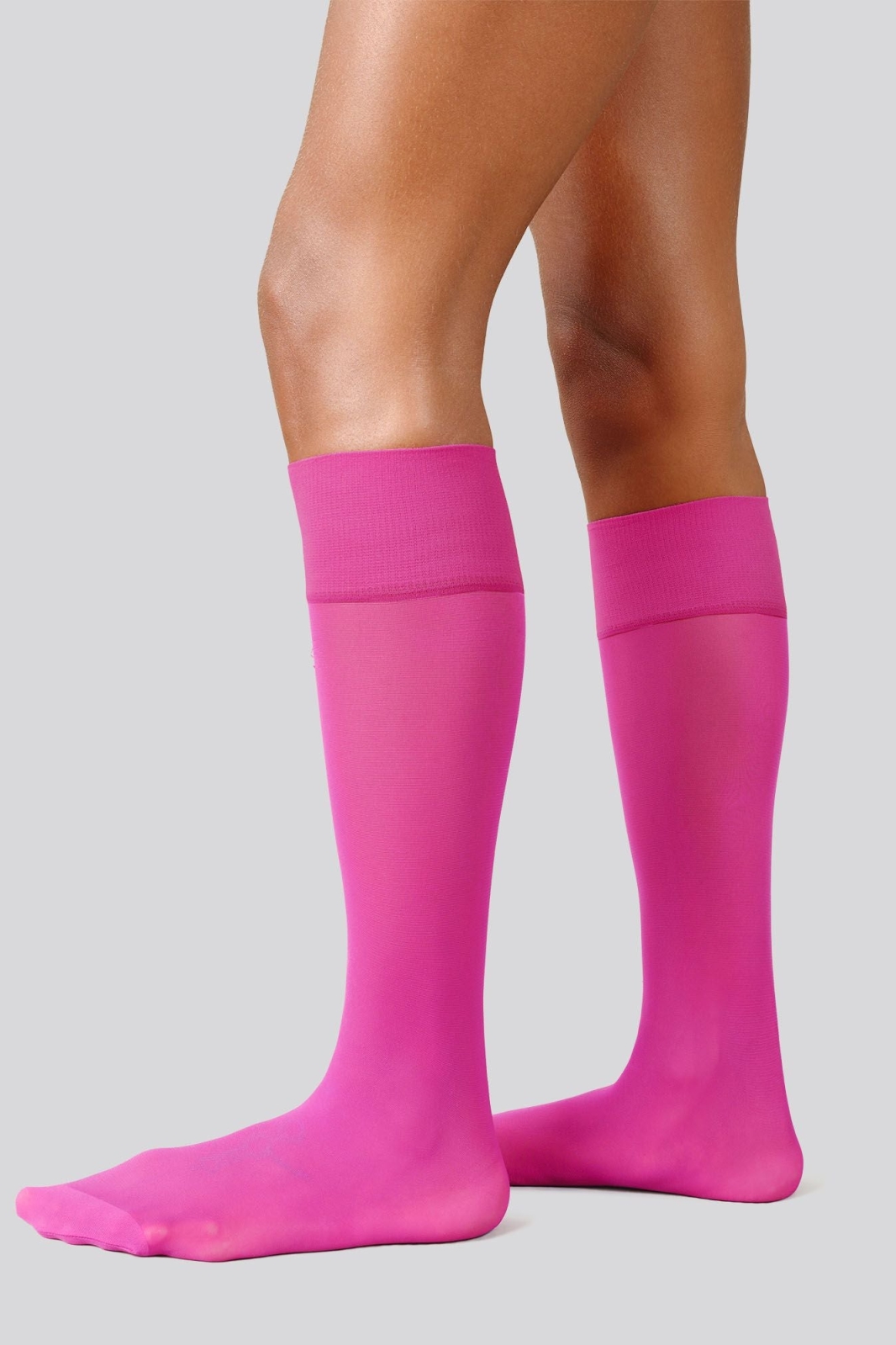 Swedish Stockings womens vegan Multipack 2x Knee-Highs Elin Premium Magenta