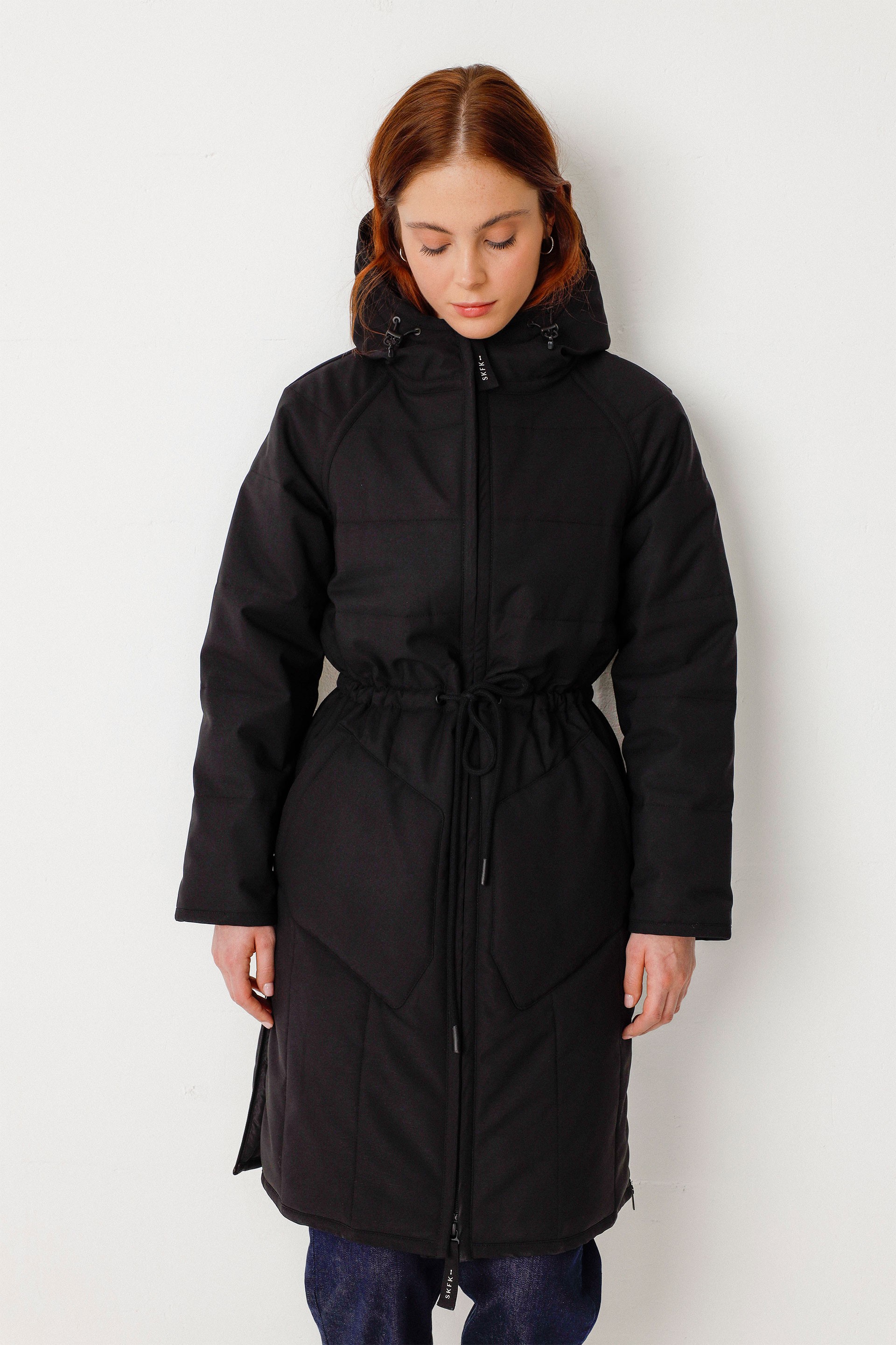 Image of SKFK dames vegan Jas Terese Zwart