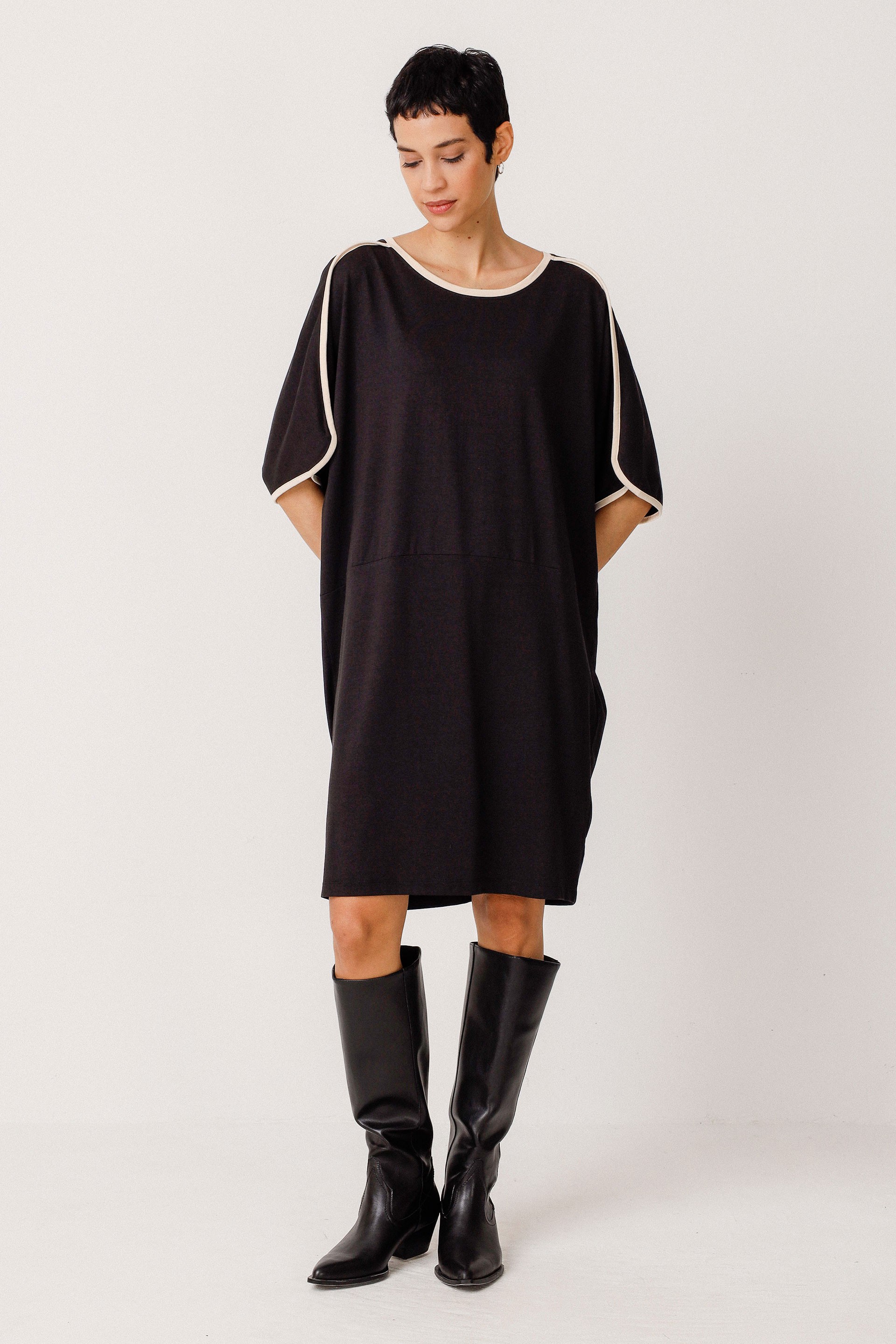 Image of SKFK dames vegan Jurk Geaxi Zwart