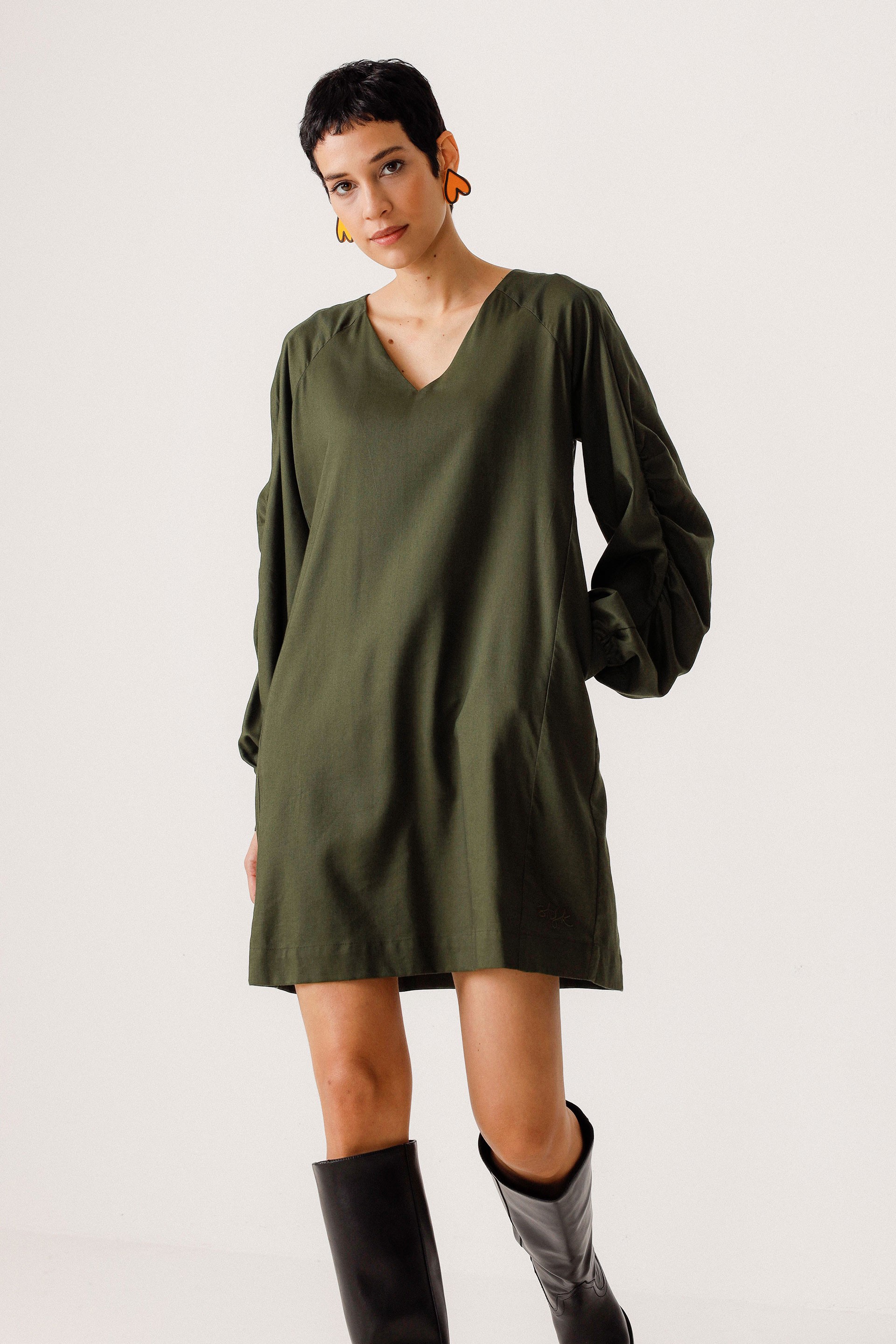 Image of SKFK dames vegan Jurk Irai Green