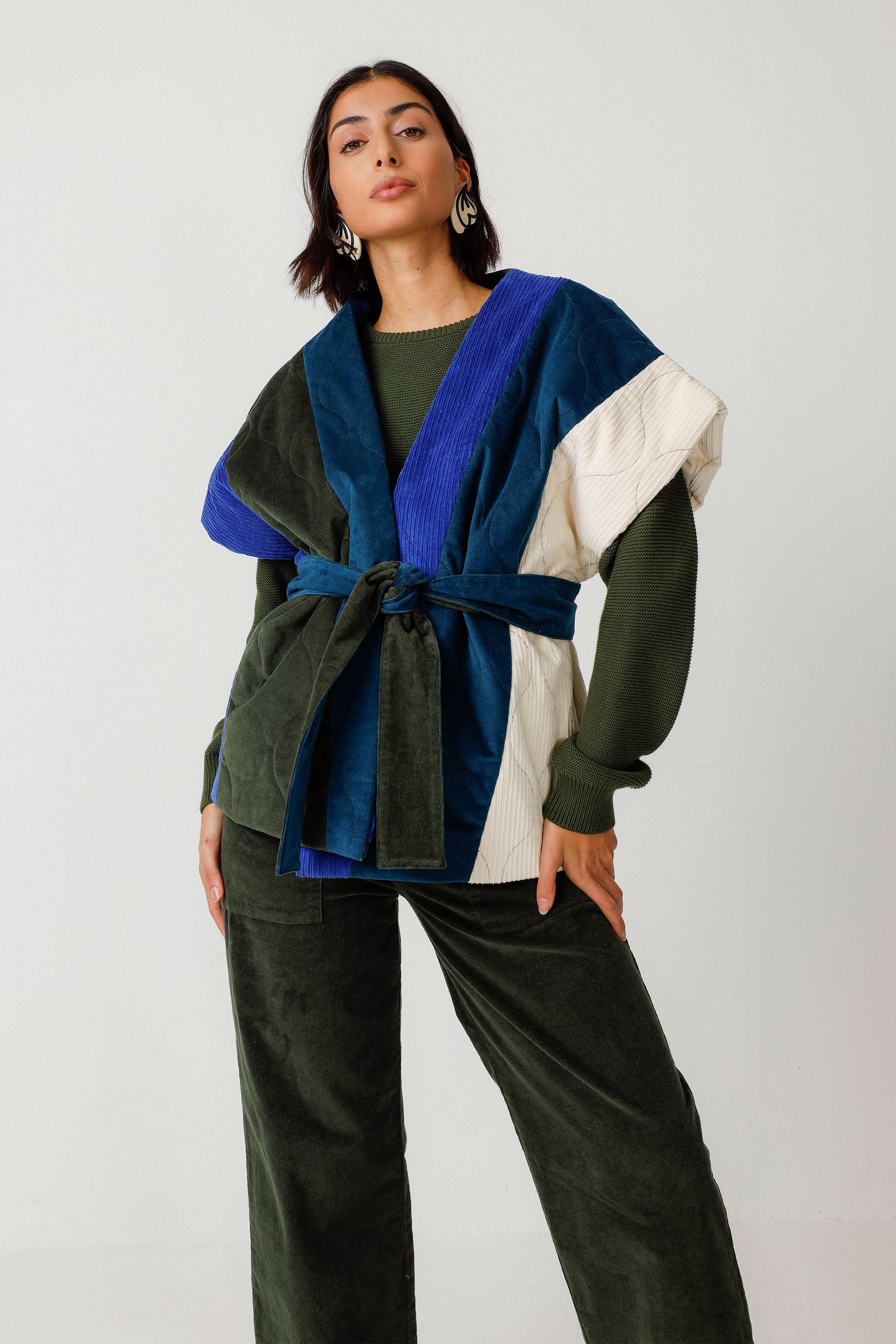 Image of SKFK dames vegan Vest Garoa Meerkleurig