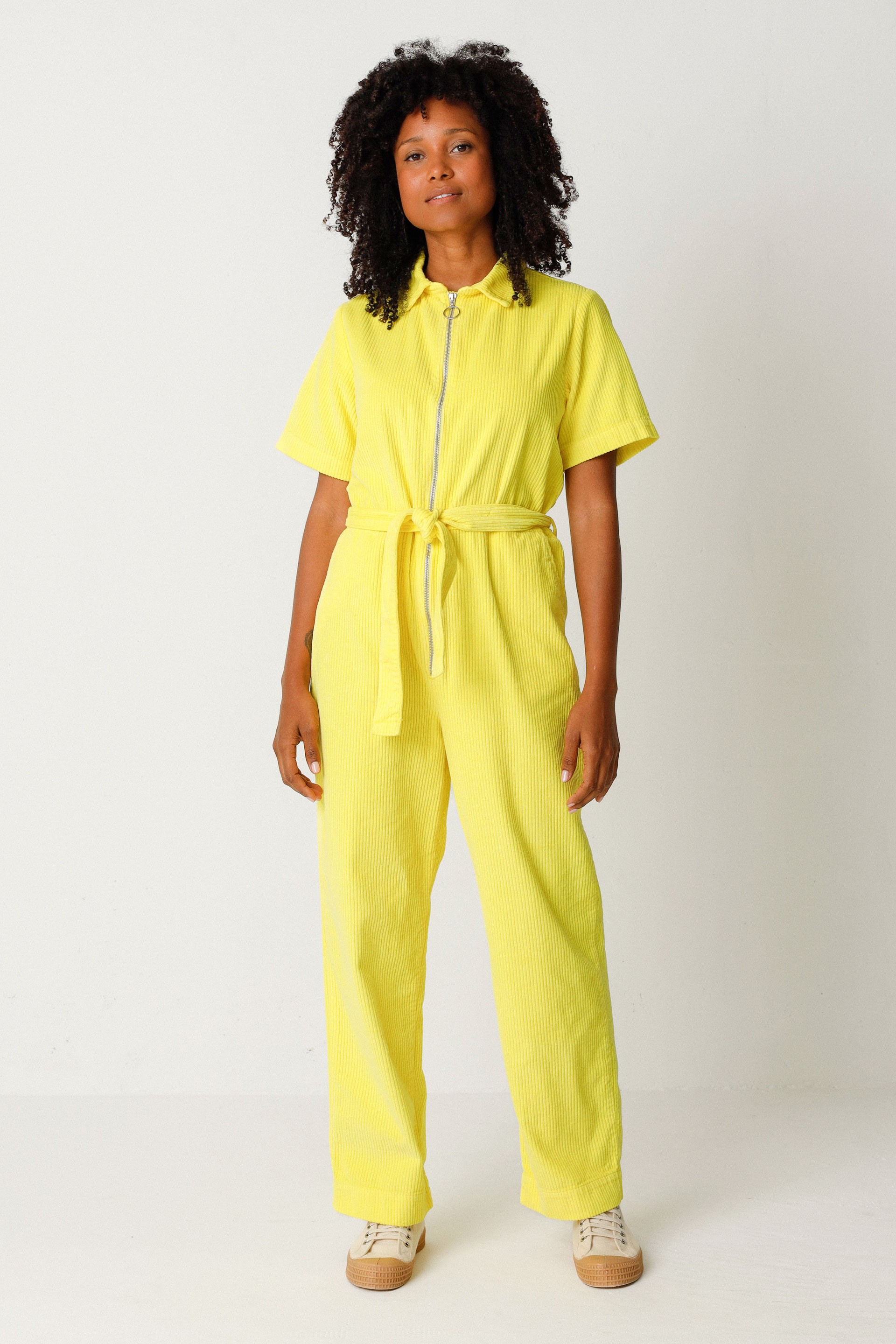 Image of SKFK dames vegan Jumpsuit Igarne Geel