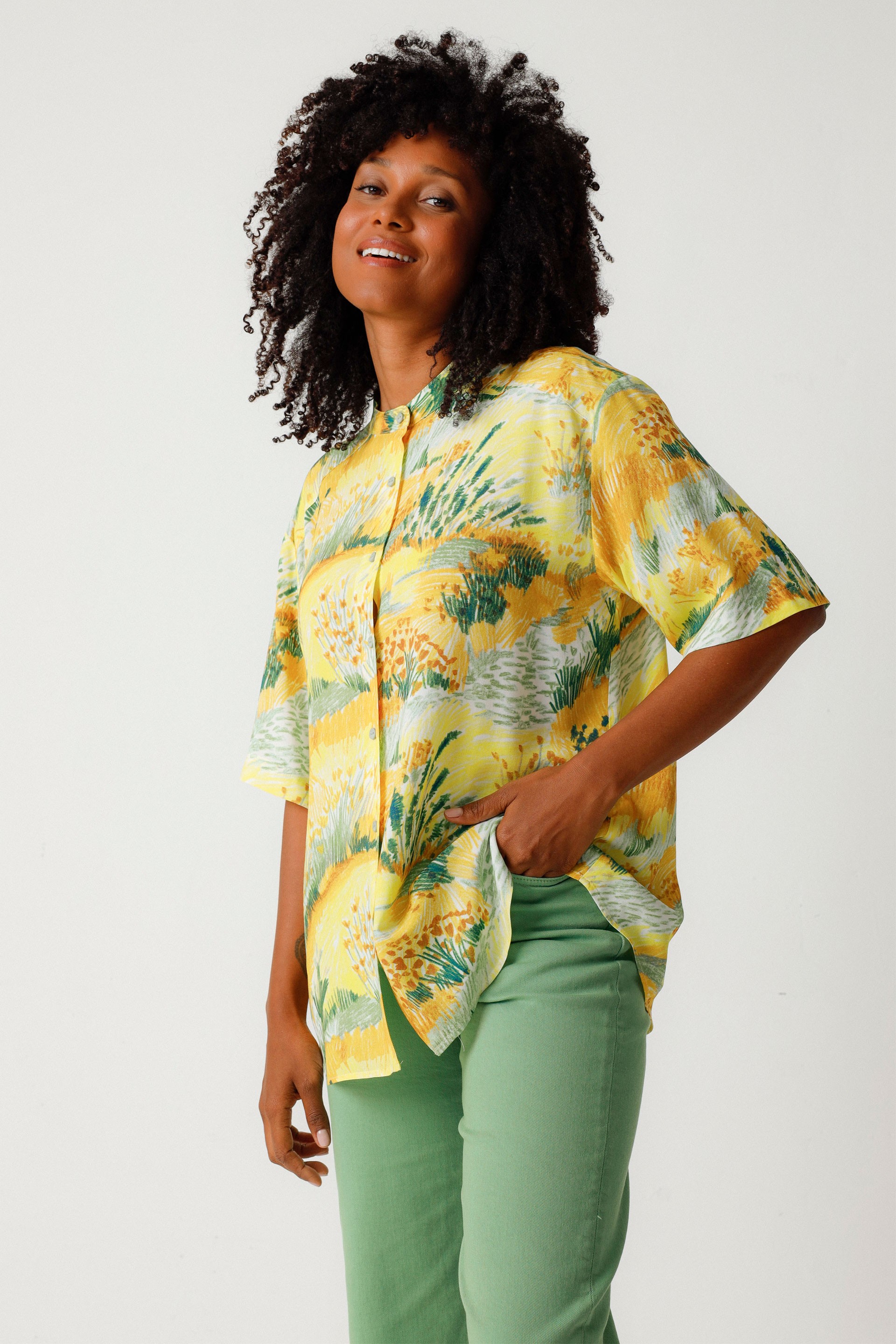 Image of SKFK dames vegan Shirt Xume Meerkleurig