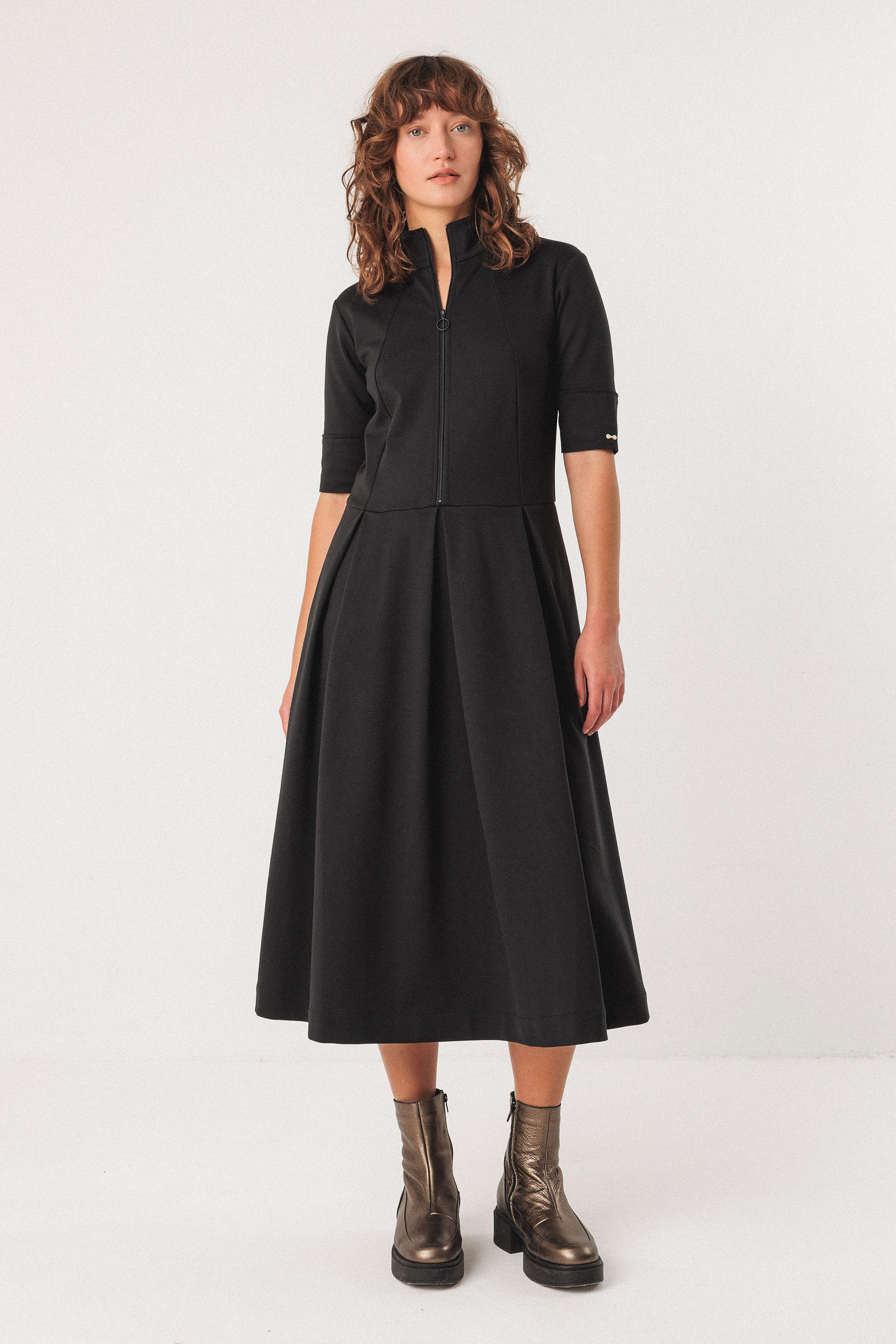Image of SKFK dames vegan Jurk Alaitza Zwart