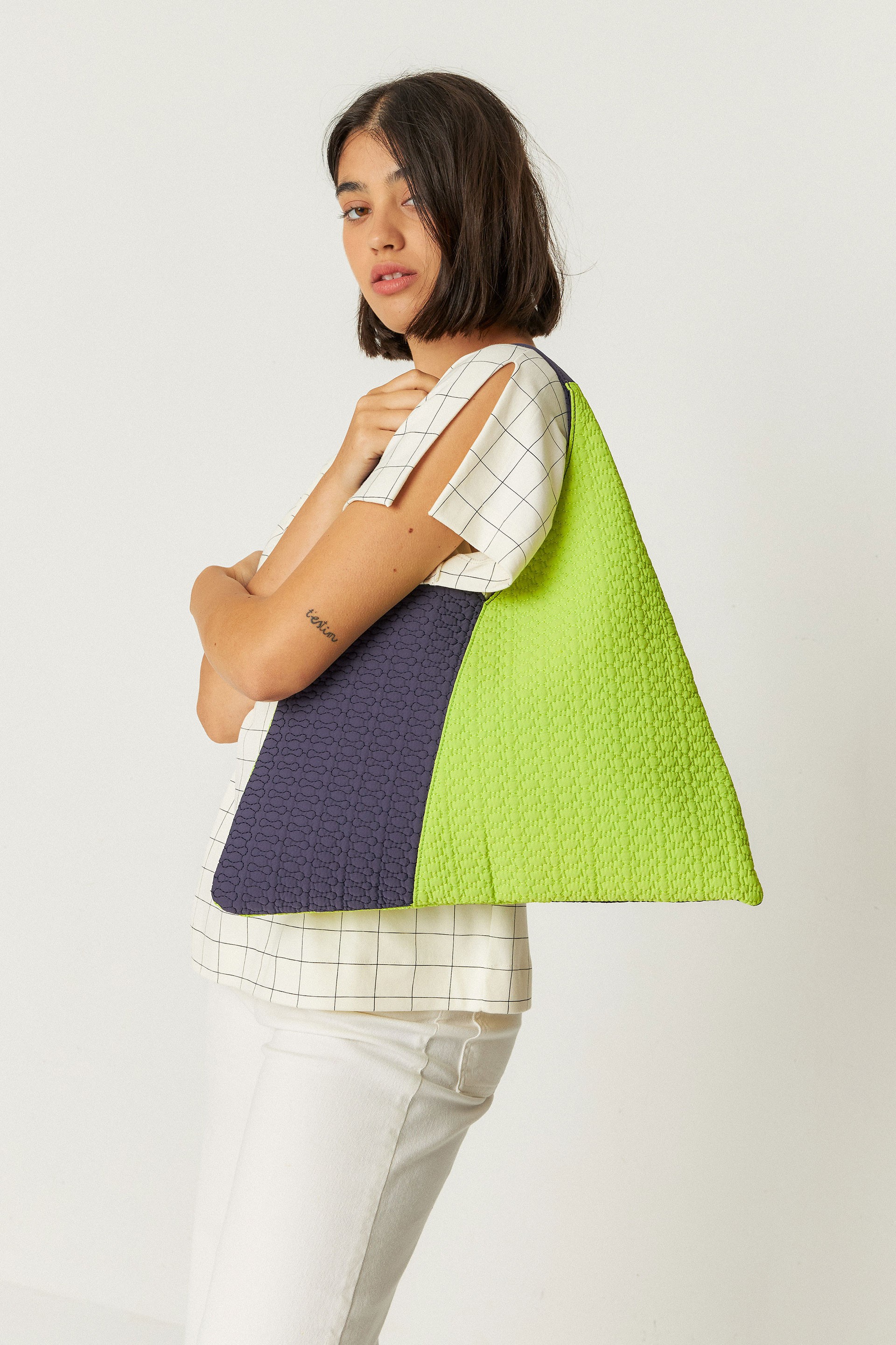 112215 - Damen vegan Tragetasche Arlet GrÃ¼n