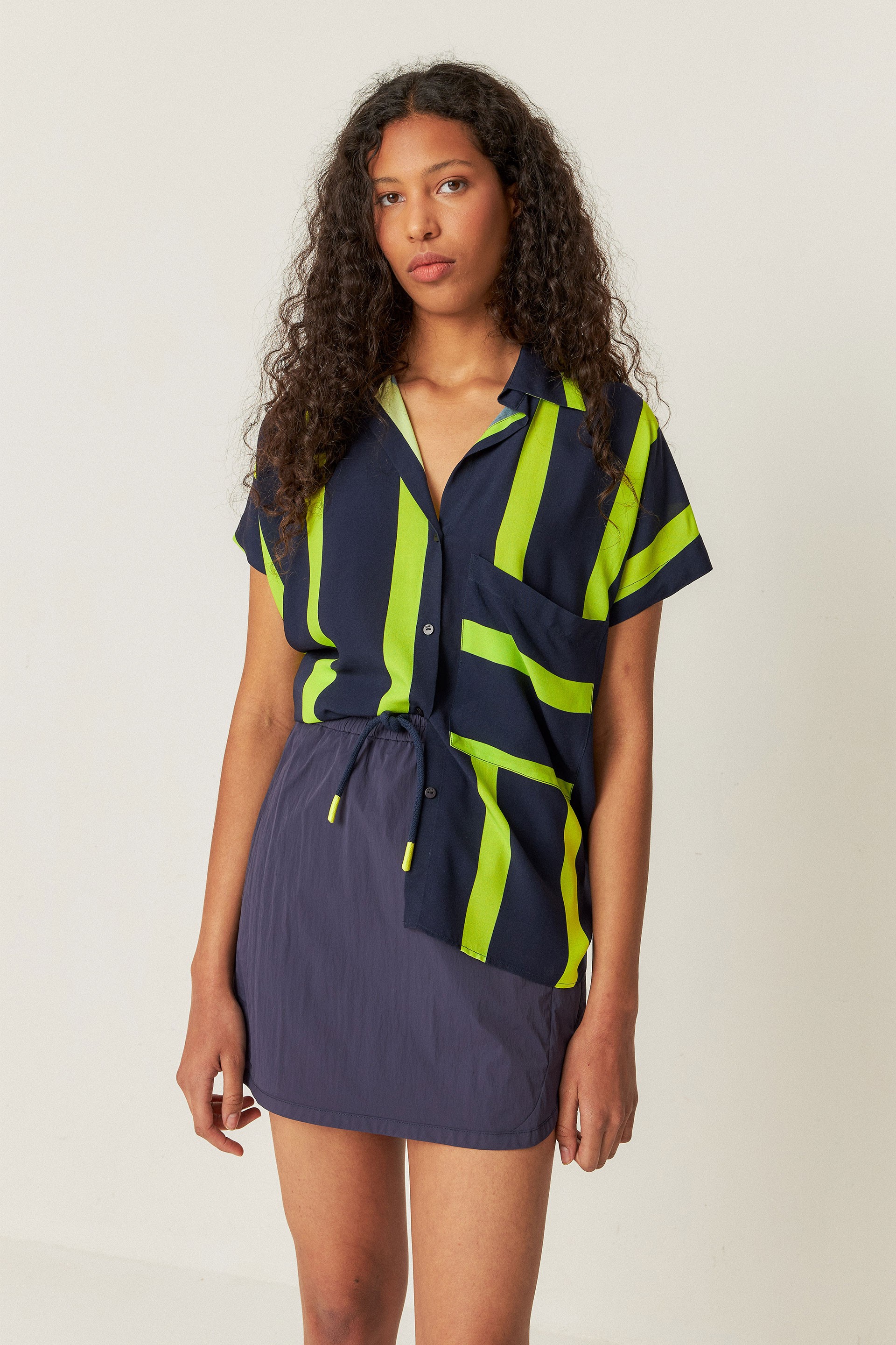 SKFK womens vegan Shirt One Black/Green