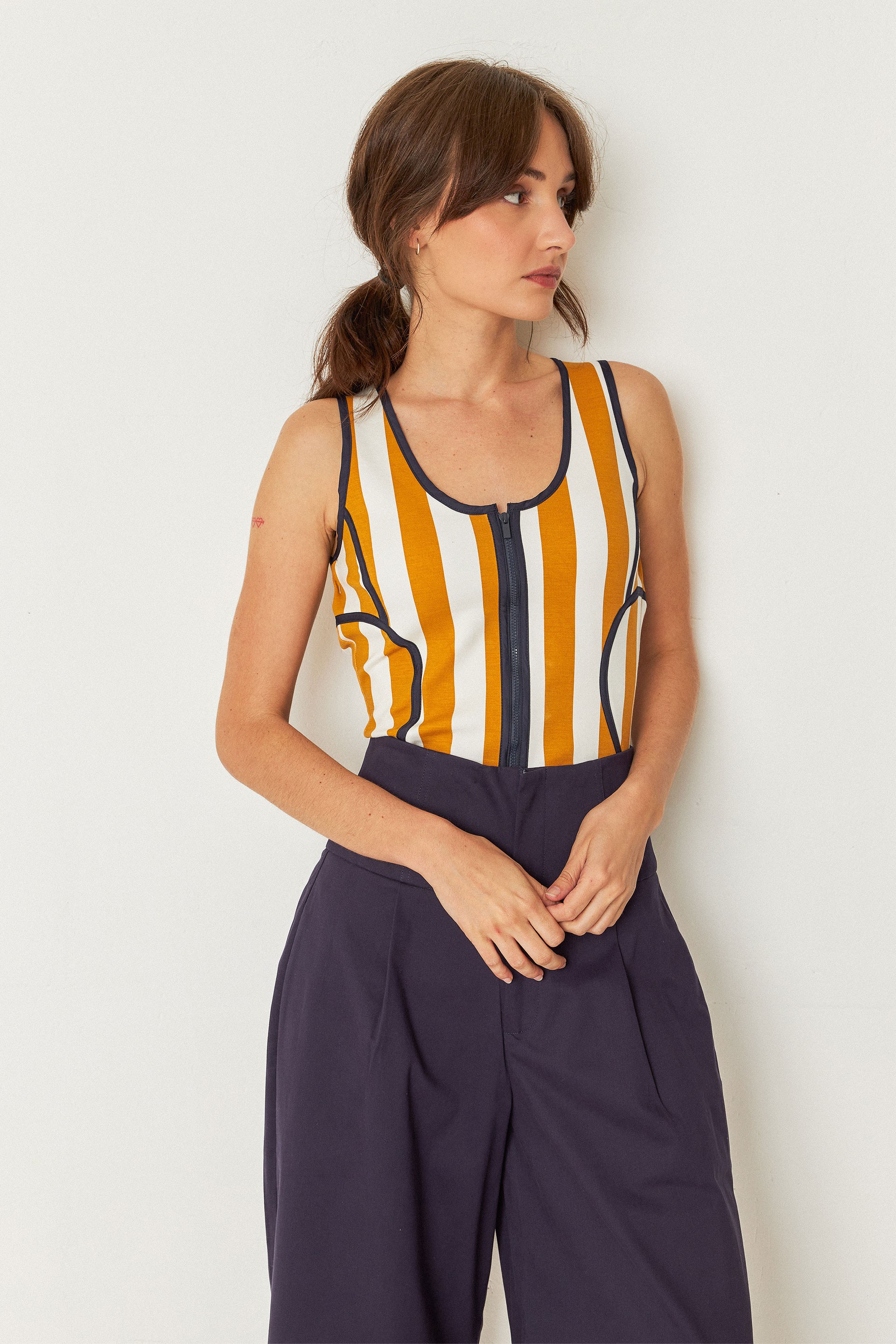 SKFK Damen vegan T-Shirt Irane Mehrfarbig