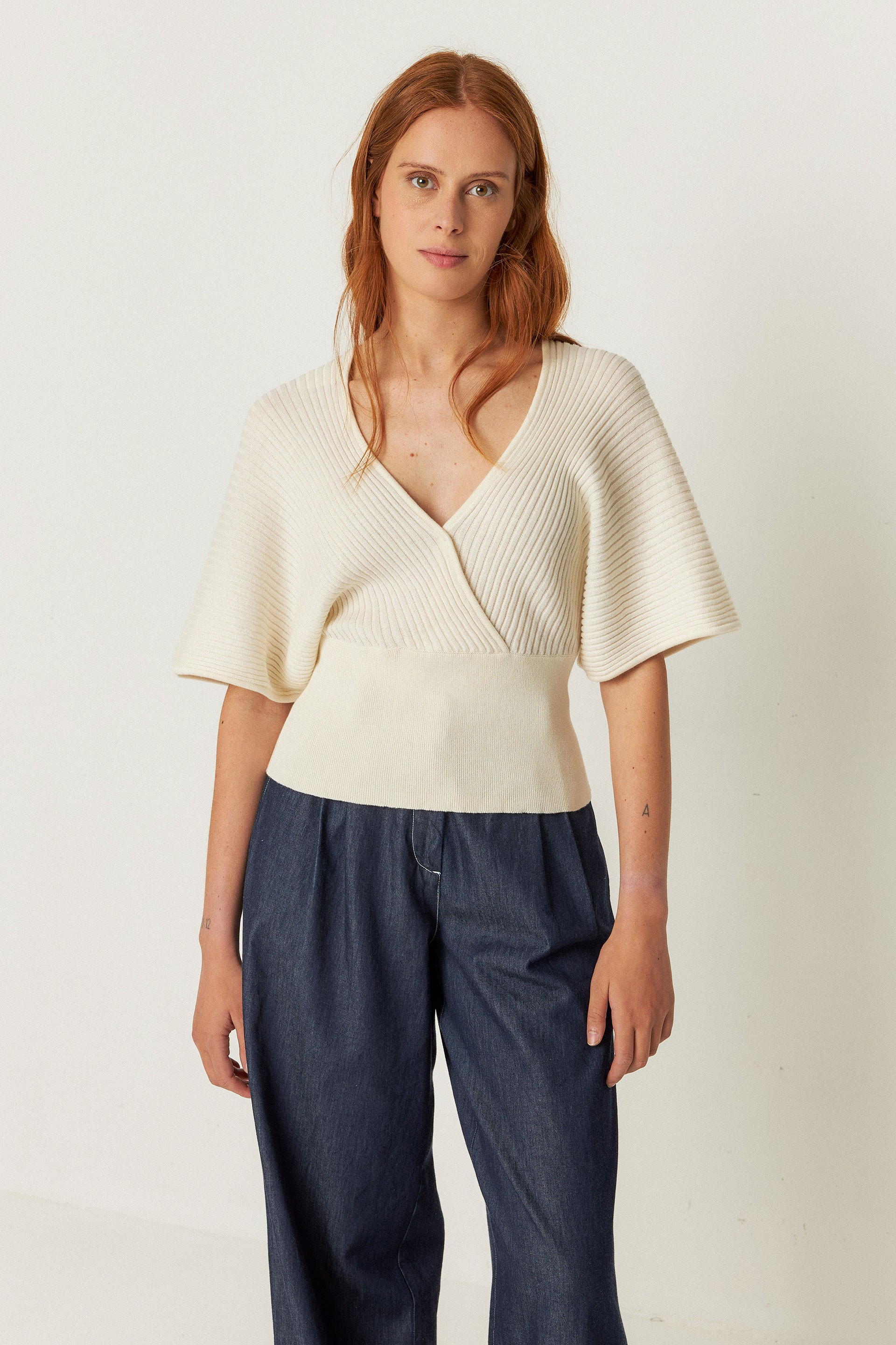SKFK Damen vegan T-Shirt Tala Beige