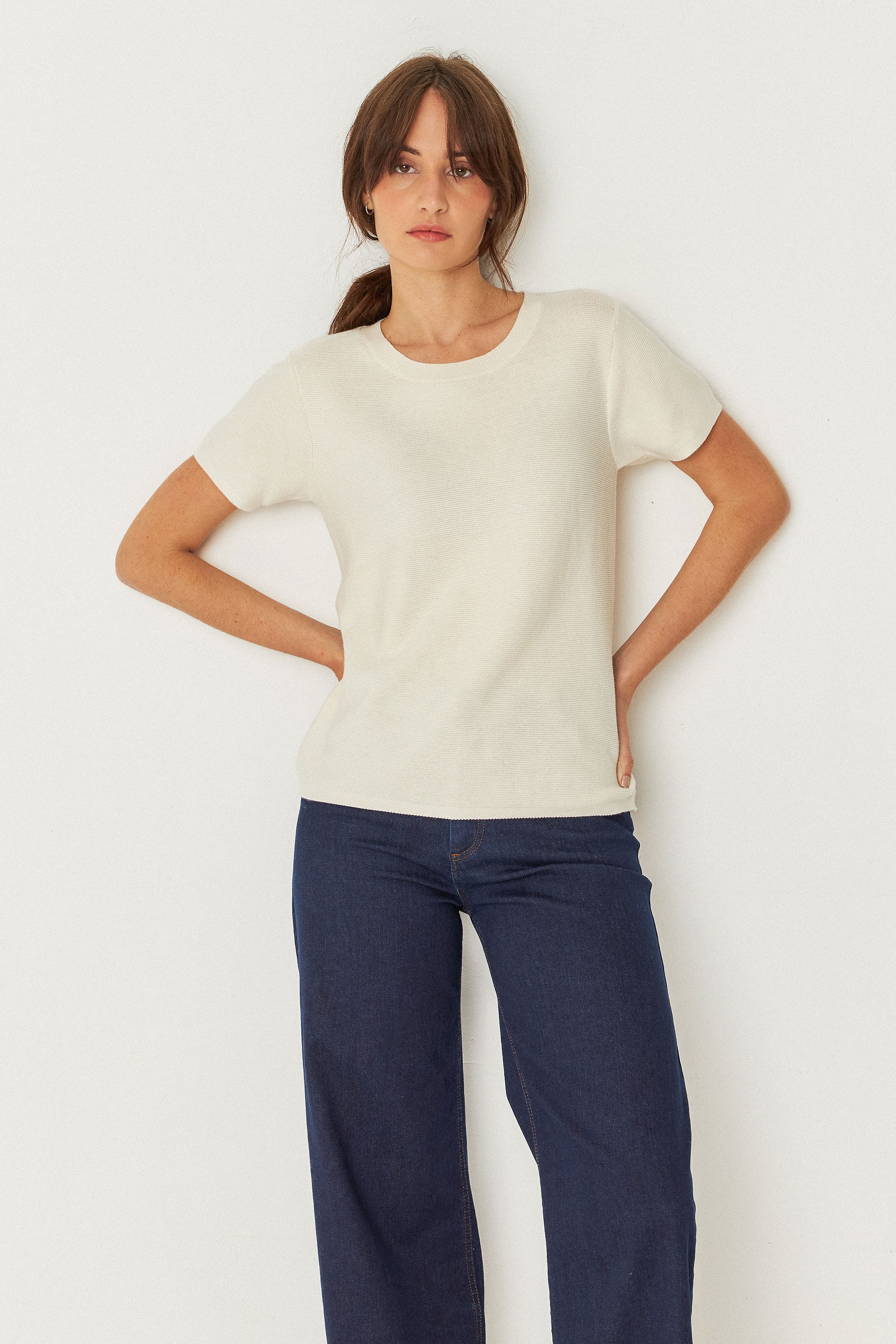 SKFK Damen vegan T-Shirt Bidari Beige